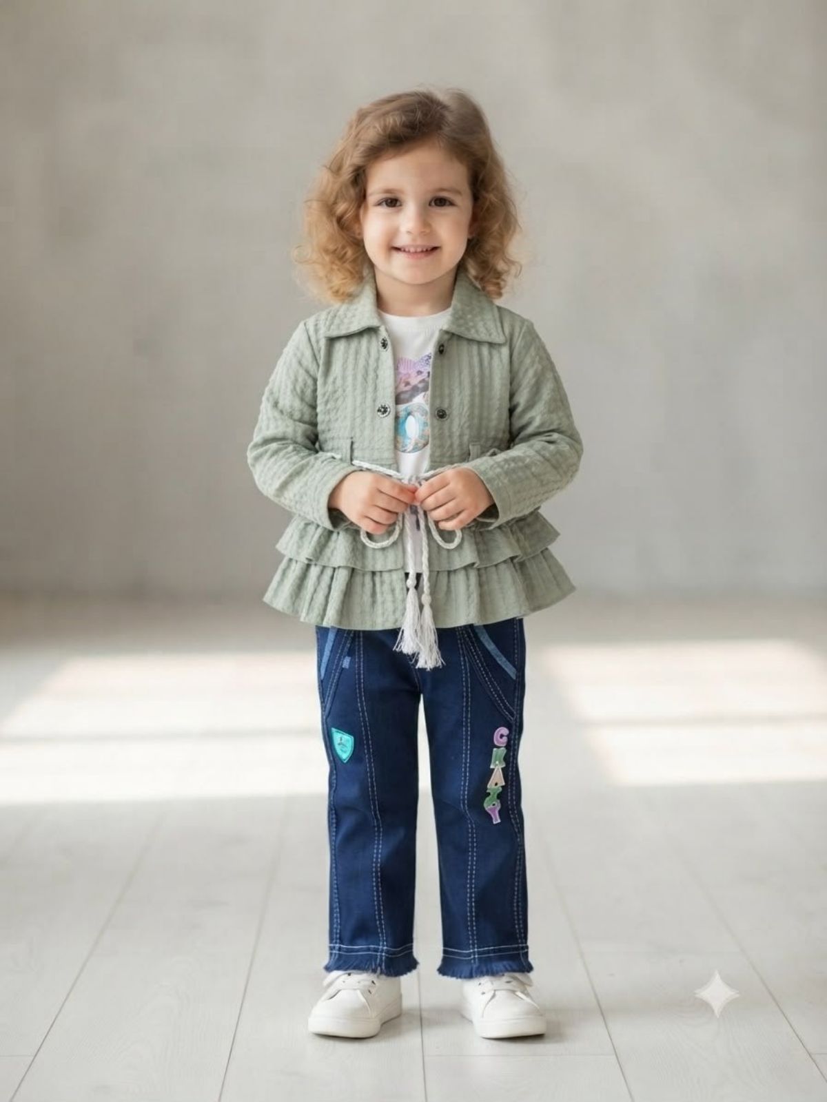 SG Fashion Kids girl top bottom Set