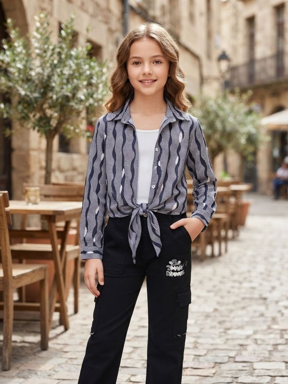 SG Fashion Kids girl top bottom Set