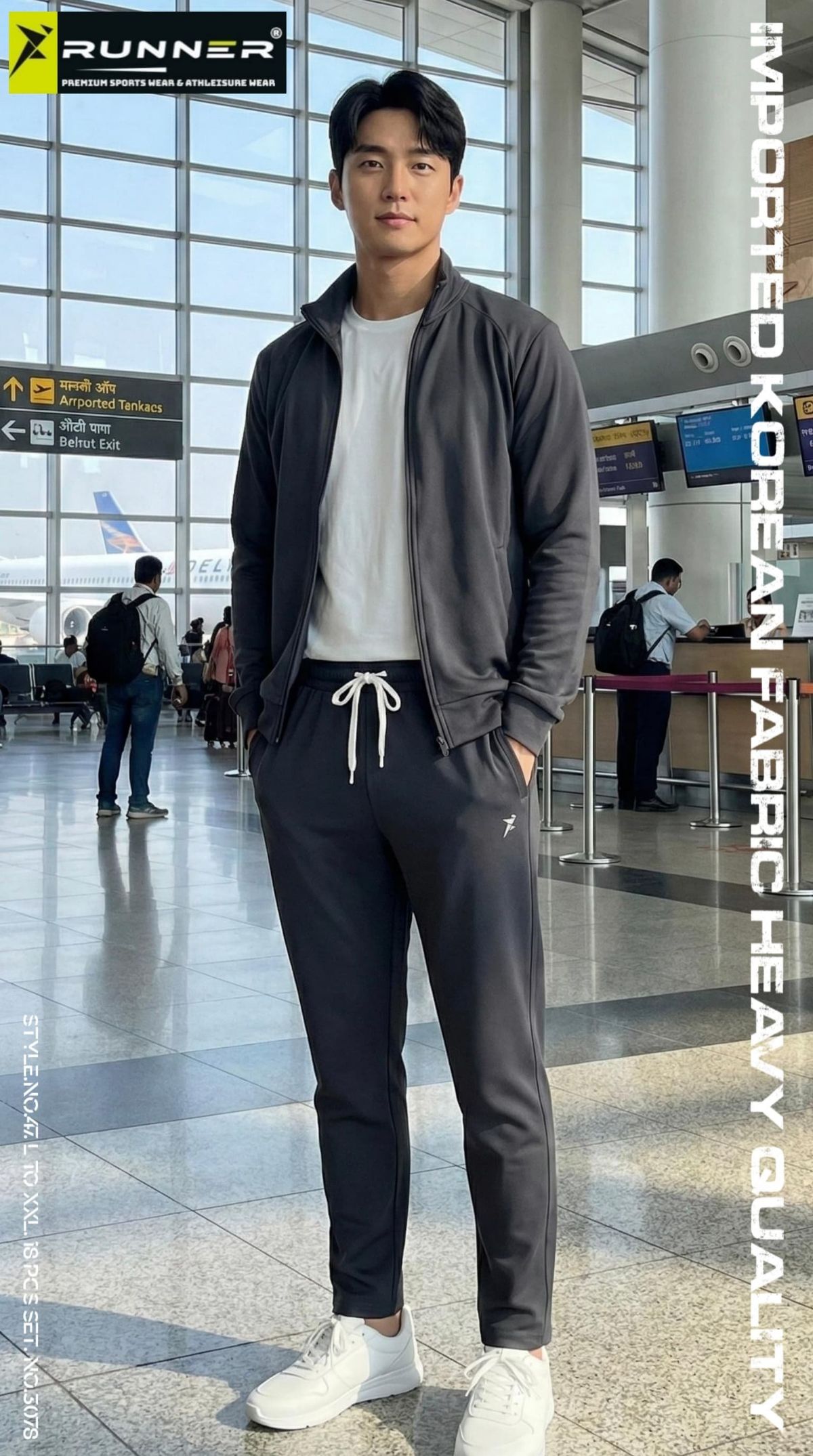 RUNNER Men's Korean Trackpants D No- 47