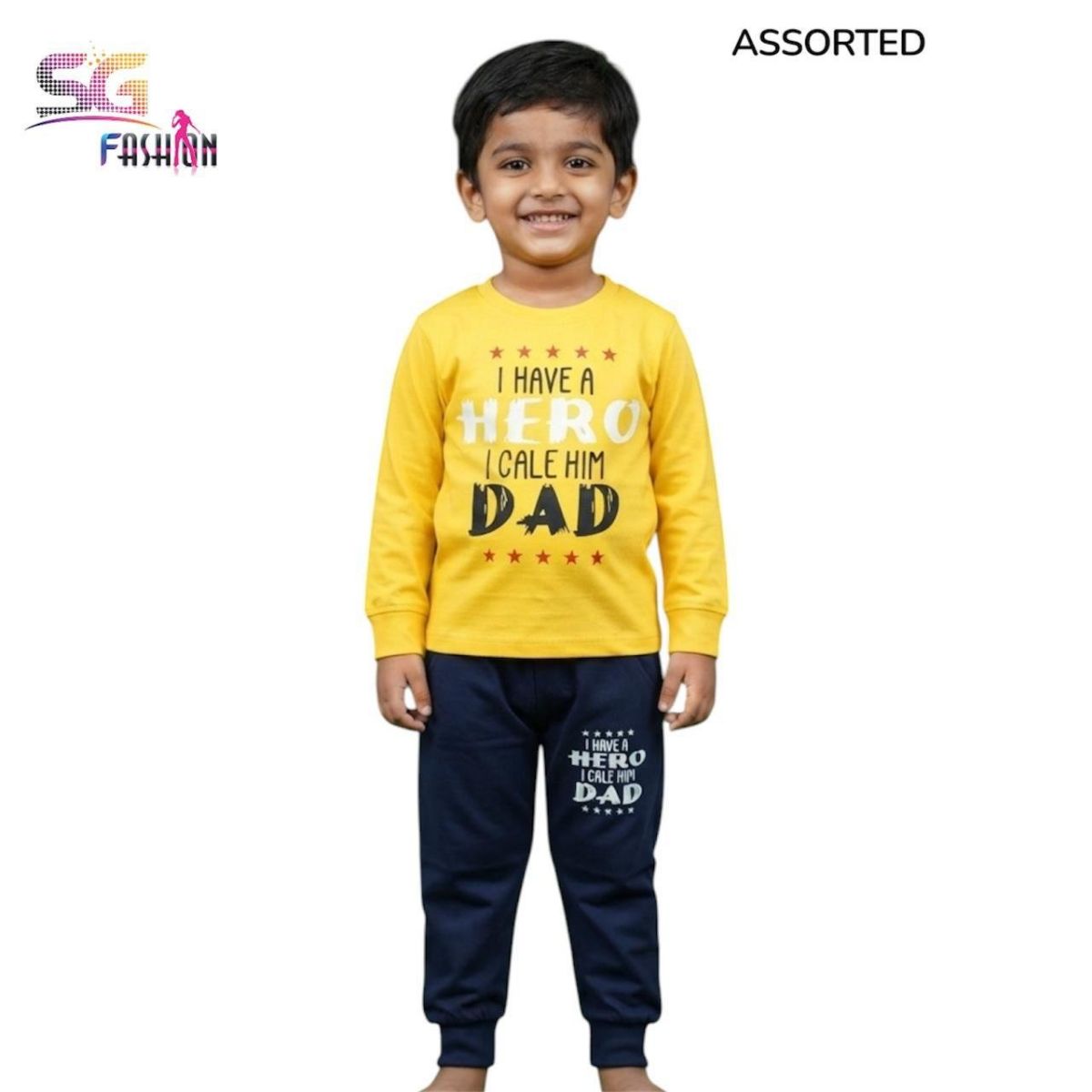 SG Fashion Boys Top Bottom Set