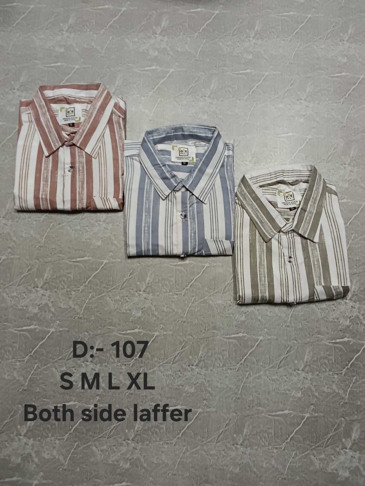 Shree Yash Both Side Laffer Men's Shirts - 107