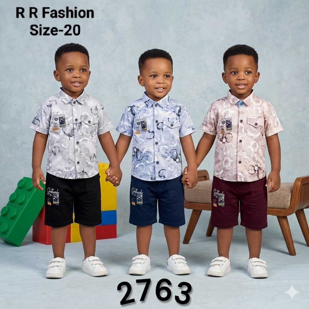 R R FASHION- Kids Clothing Set- 2763