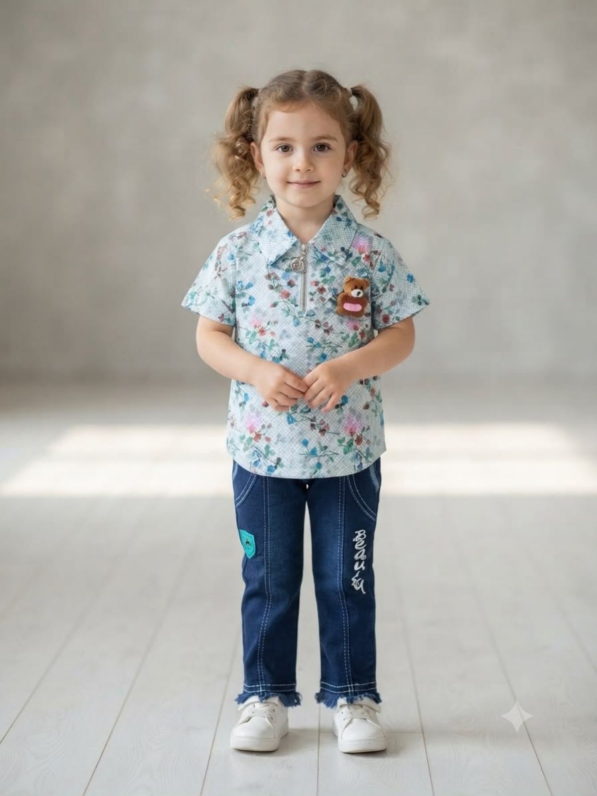 SG Fashion Kids girl top bottom Set