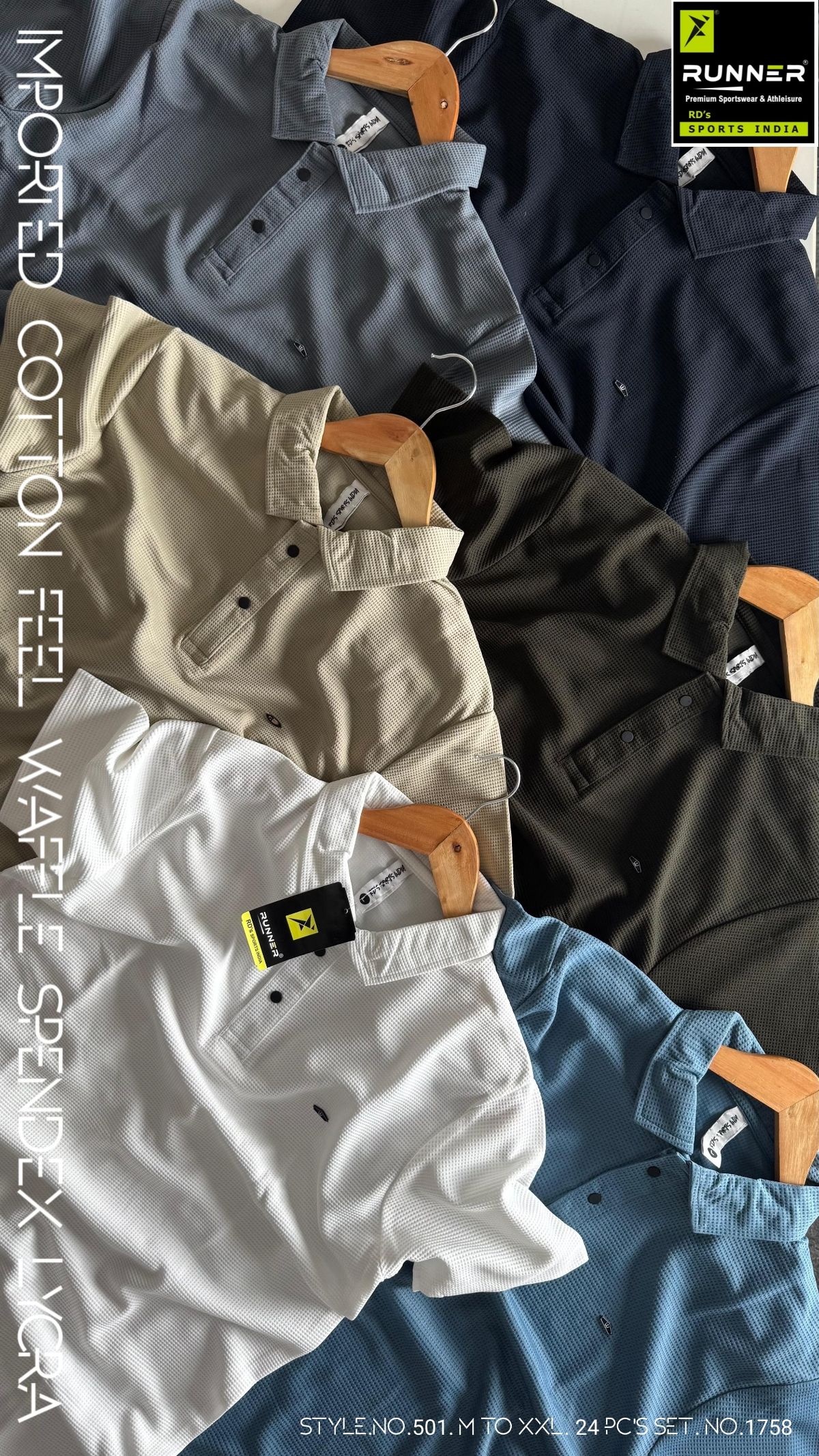 Men's Polo T-shirts Set D No- 454 C-1