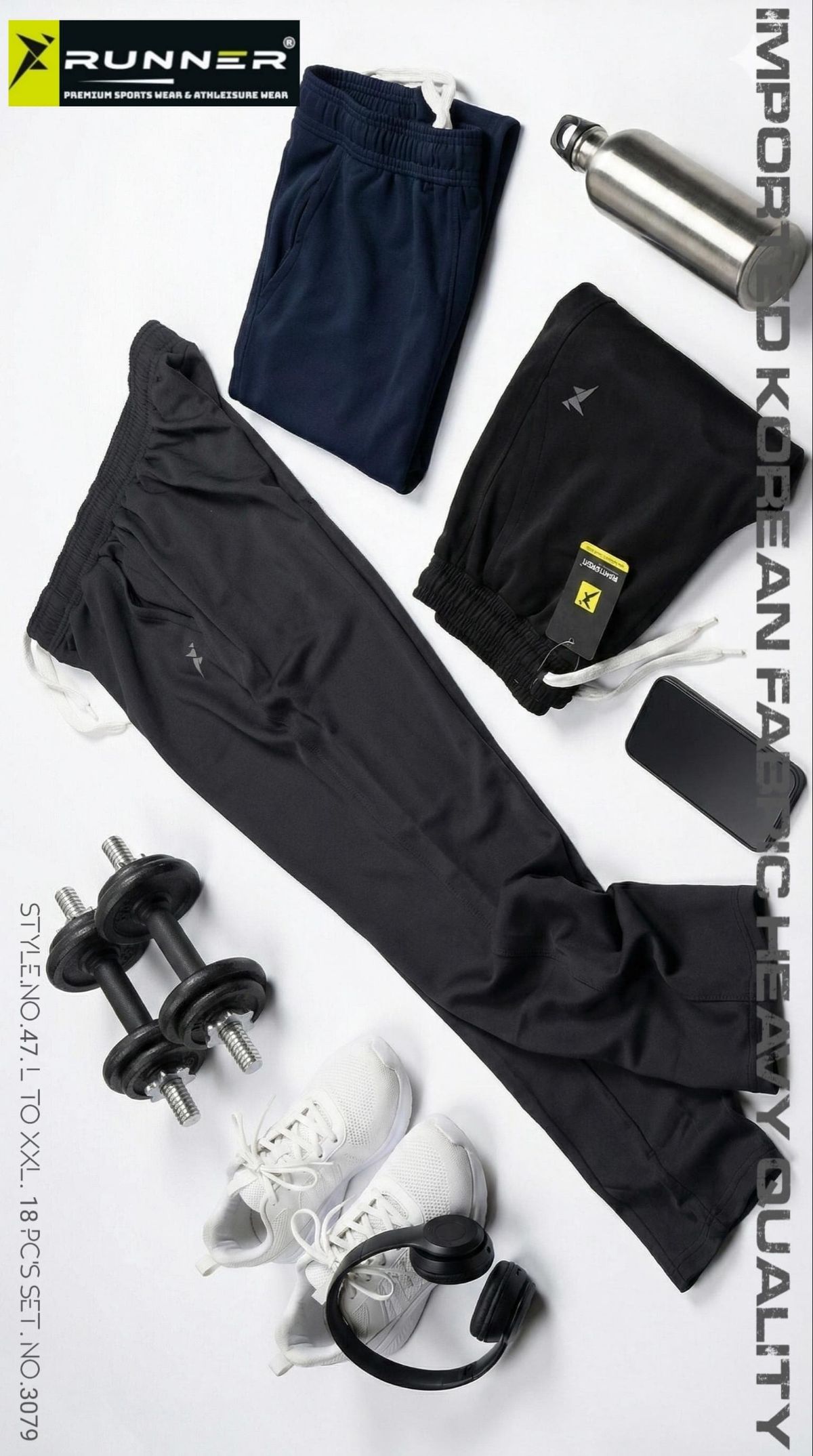 RUNNER Men's Korean Trackpants D No- 47