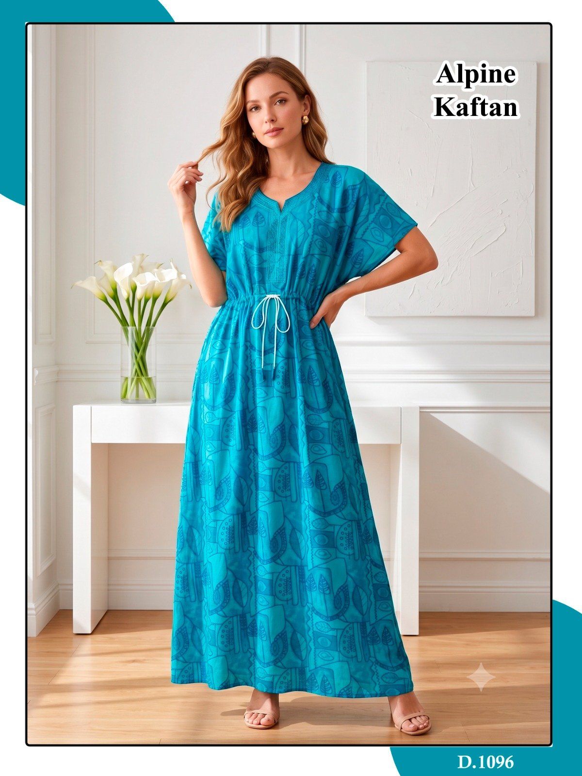 Women Alpine Premium Nighties Kaftan Fancy Pattern