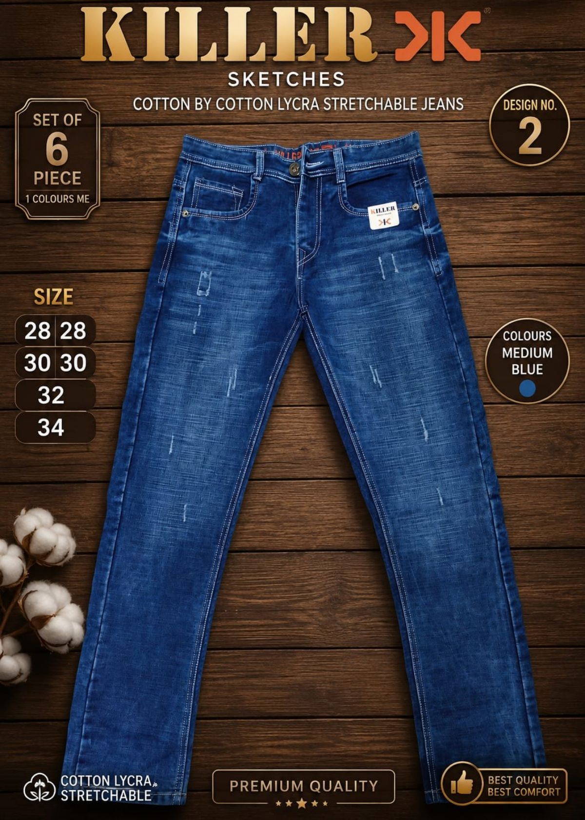 Updry Men's Denim Jeans