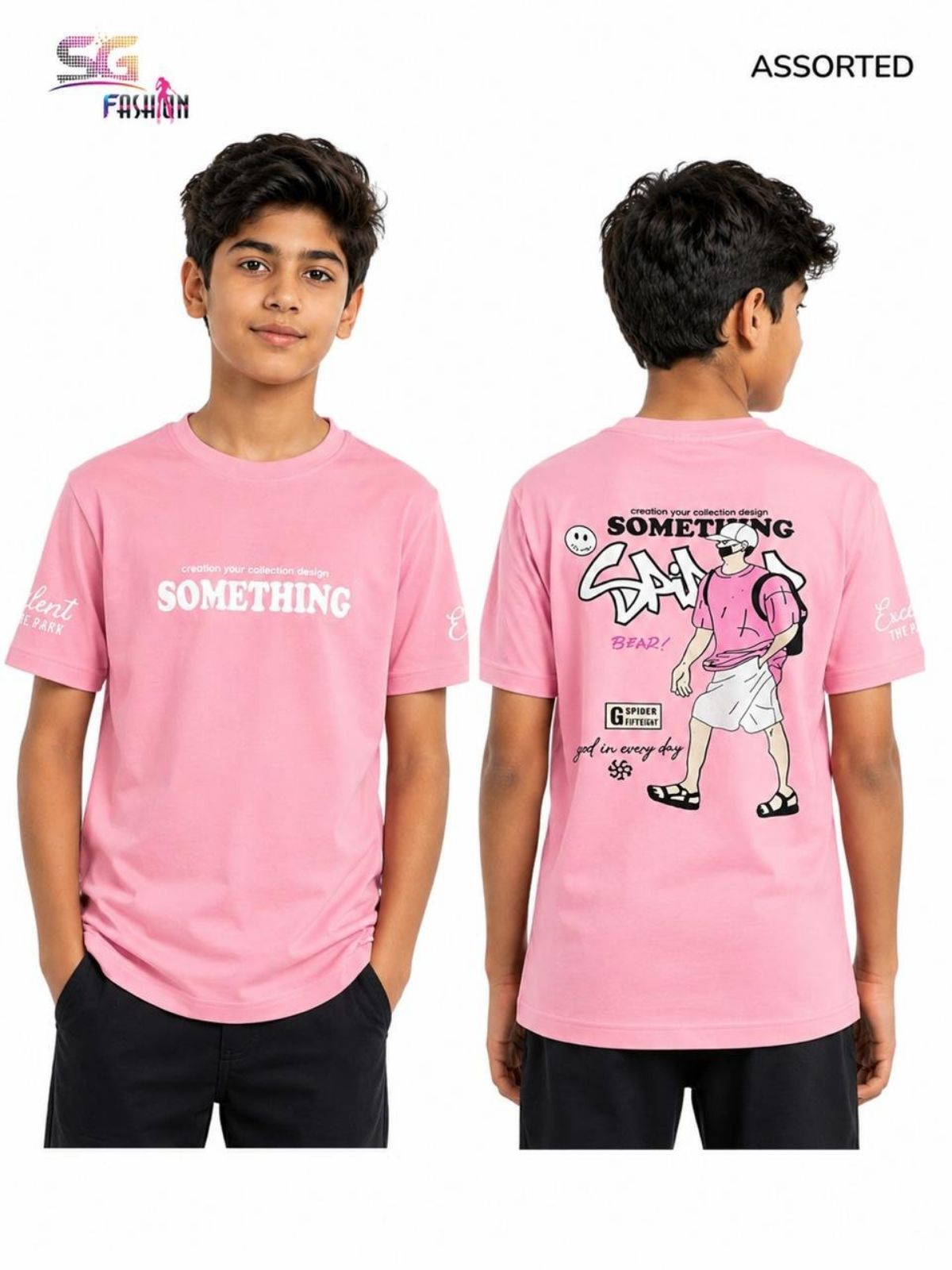 SG Fashion Boys T-Shirt Set (10-14yrs)