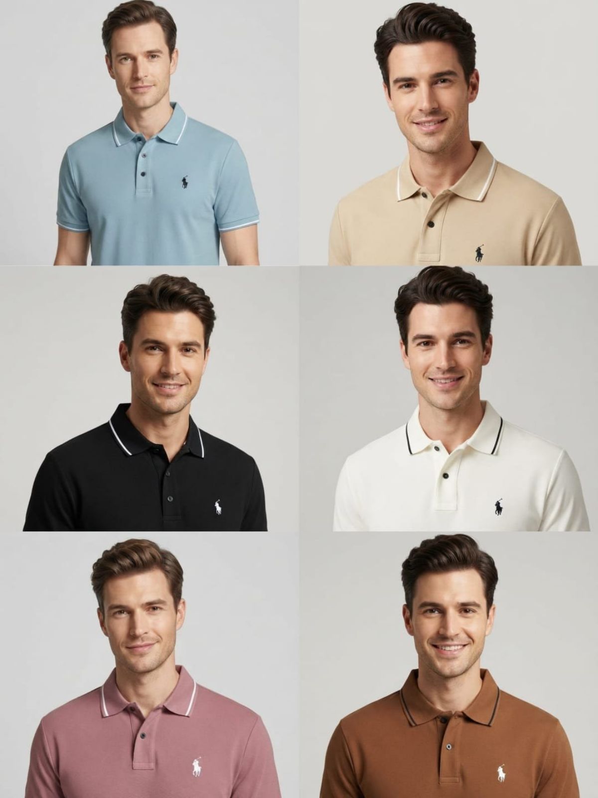 Polo Collared Neck T-shirts For Men's
