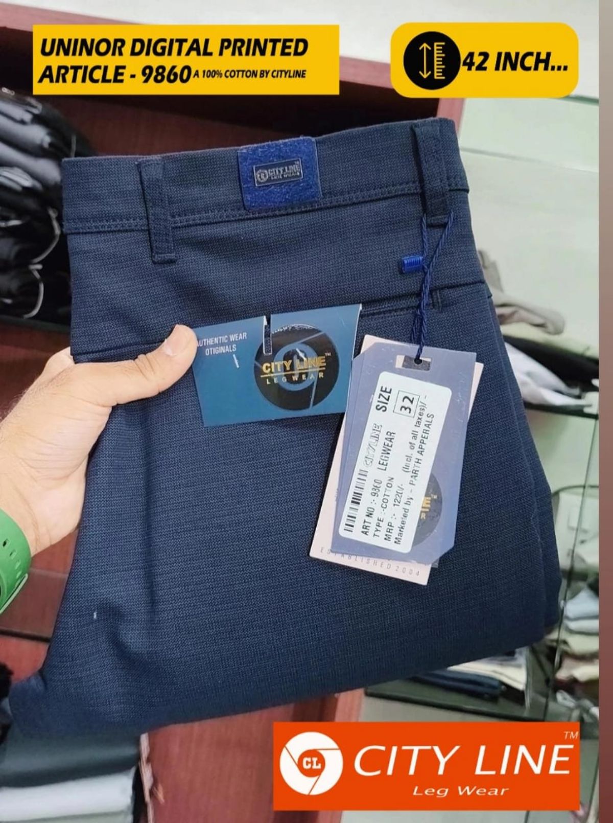 Men's Premium Formal Pants -9860