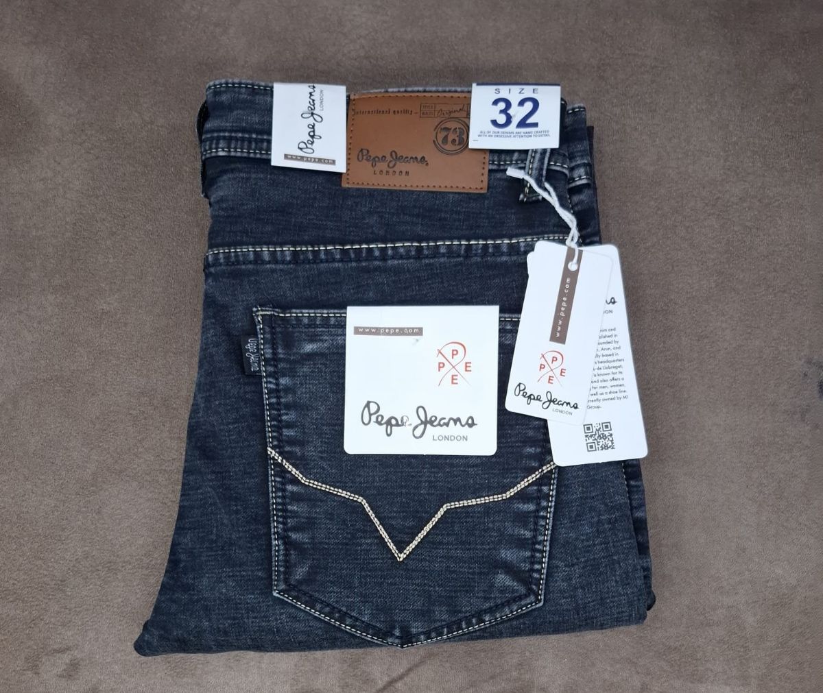 Men's Denim Jeans By Mac Hardy- Grey