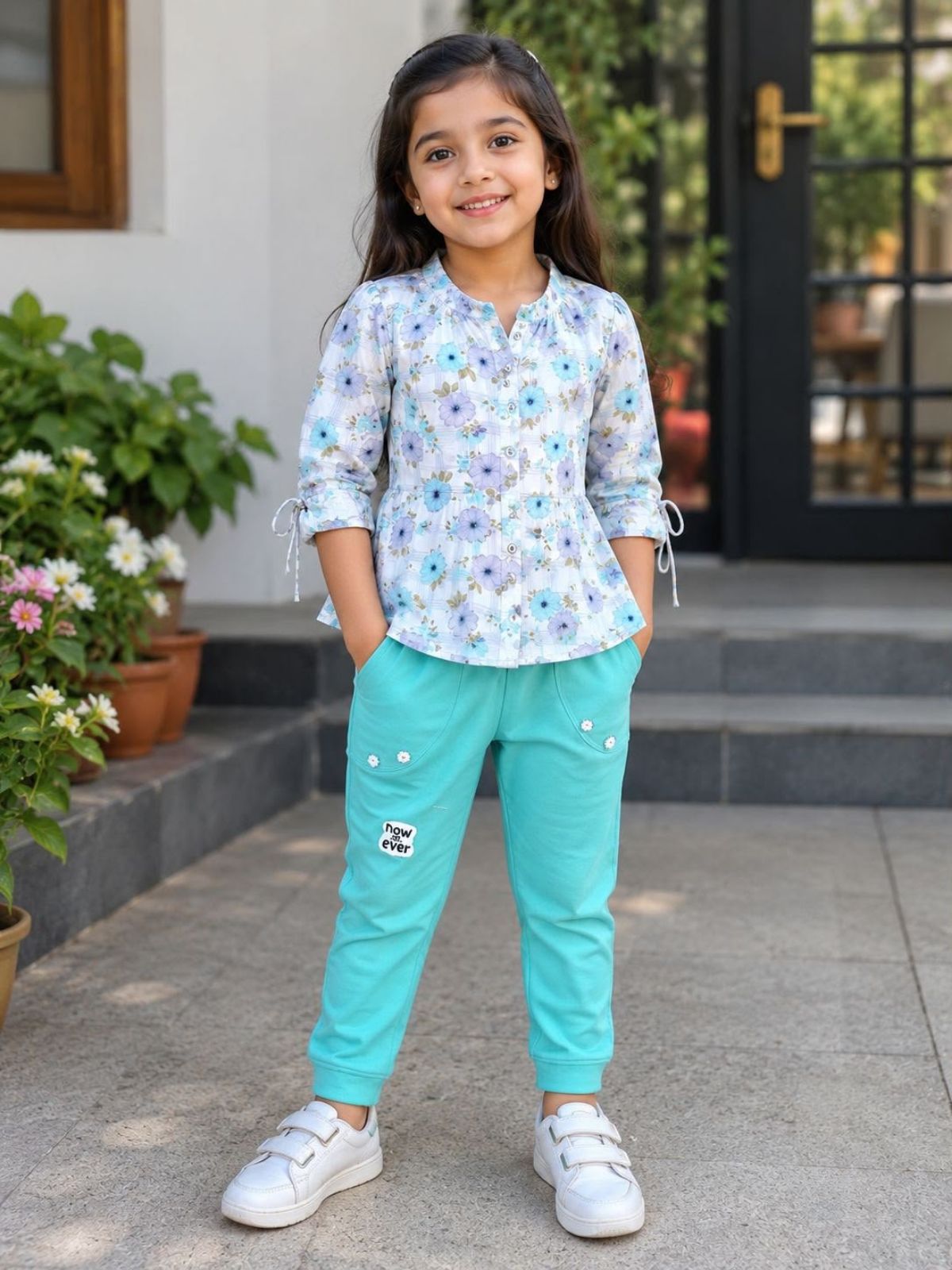 SG Fashion Kids girl top bottom Set