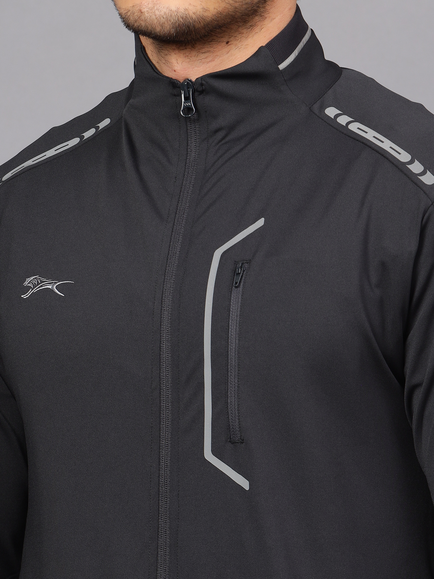 Men's Tracksuit  SNTSW110M-Charcoal Grey-XXL