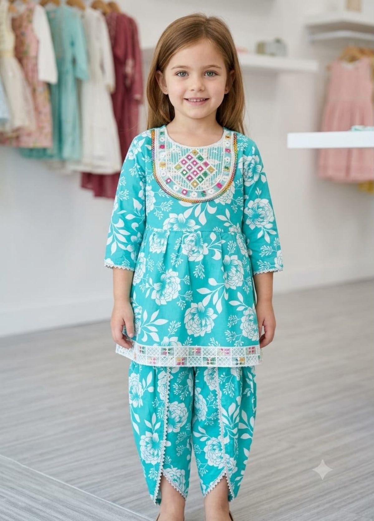 SG Fashion Kids girl top bottom Set
