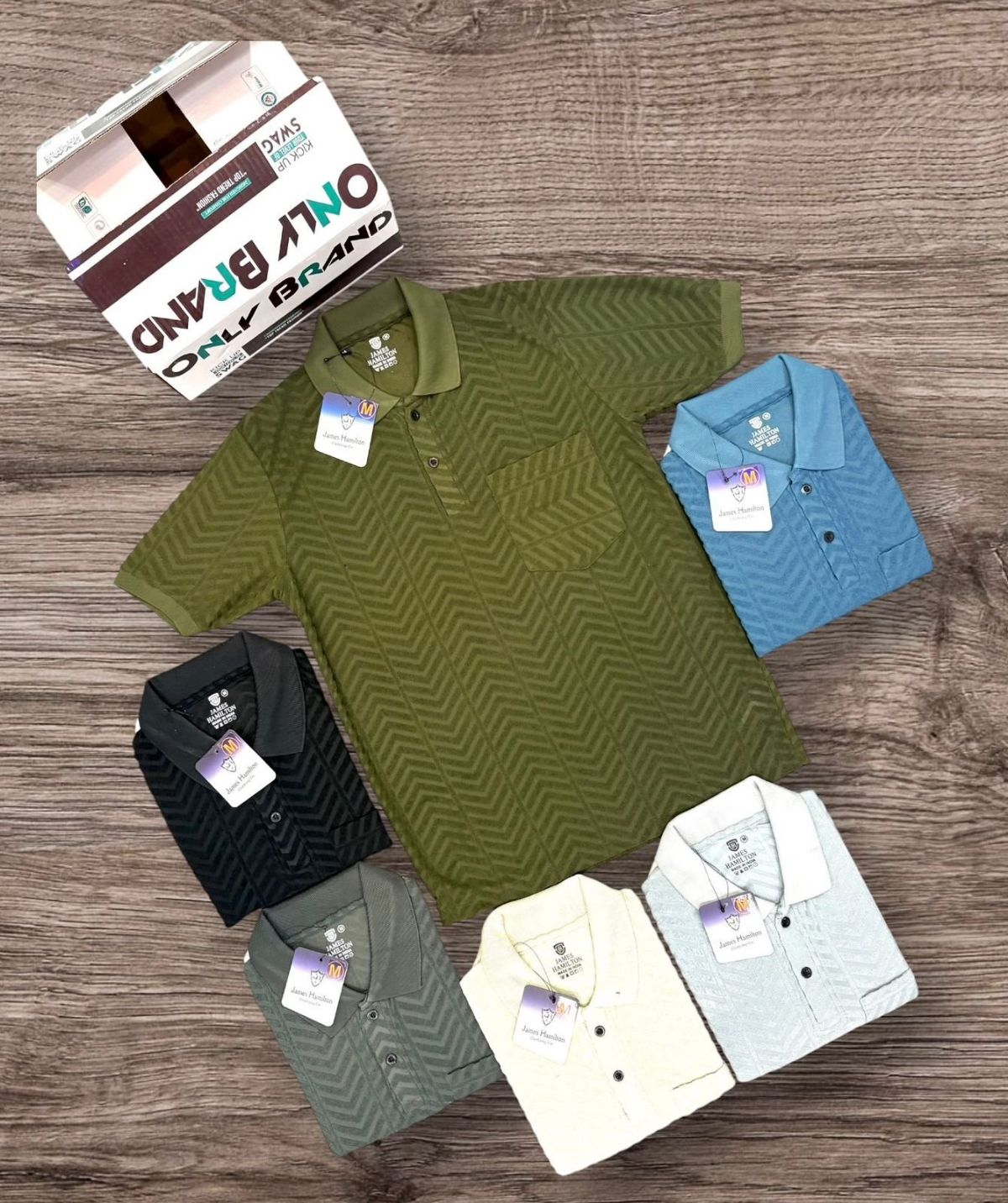 Men's Towel Knit Half Sleeves T-shirts (2XL-4XL)