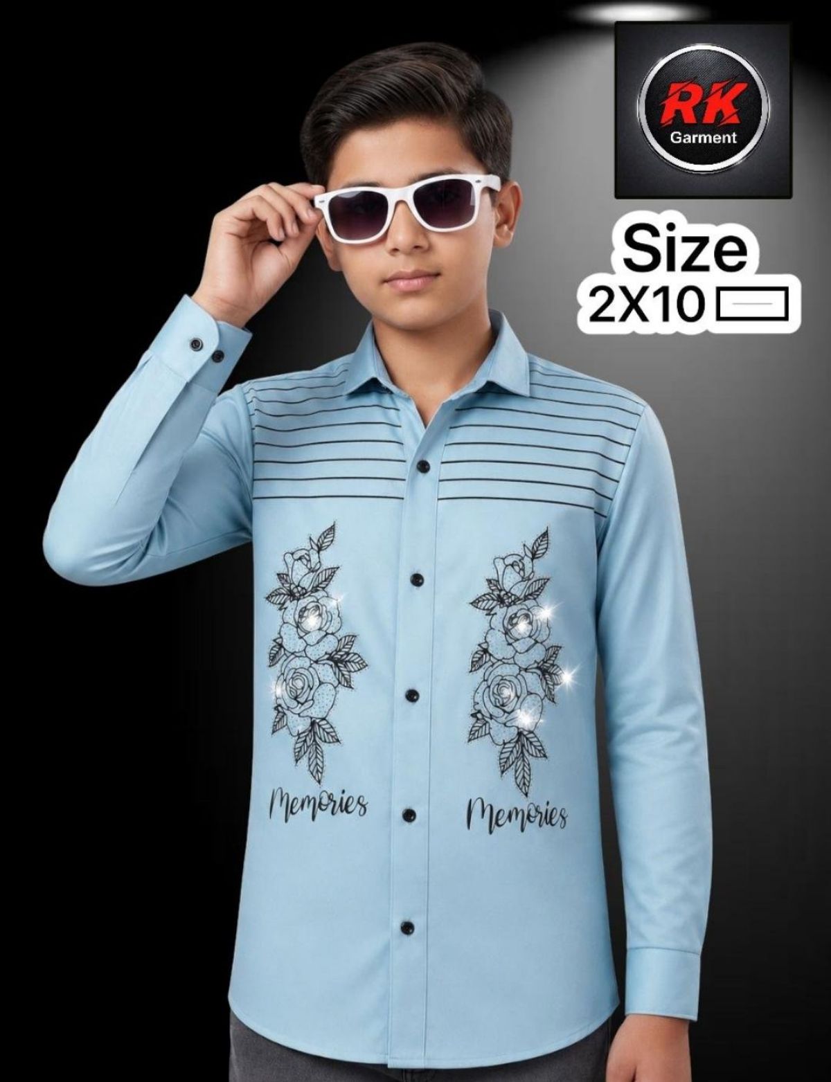 SG Fashion Kids Boys Shirts Set (2-10yrs)