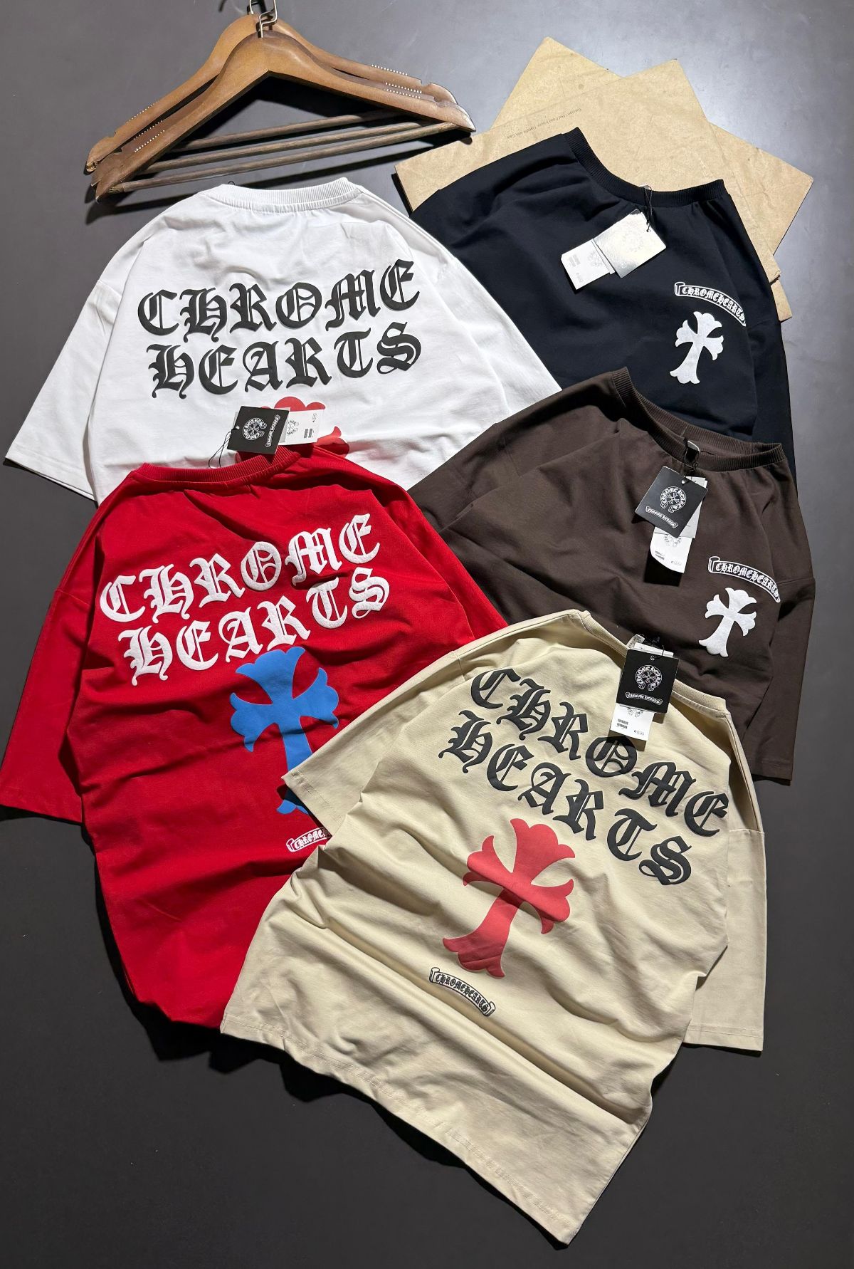 Cotton Lycra Drop Shoulder T-shirts Set