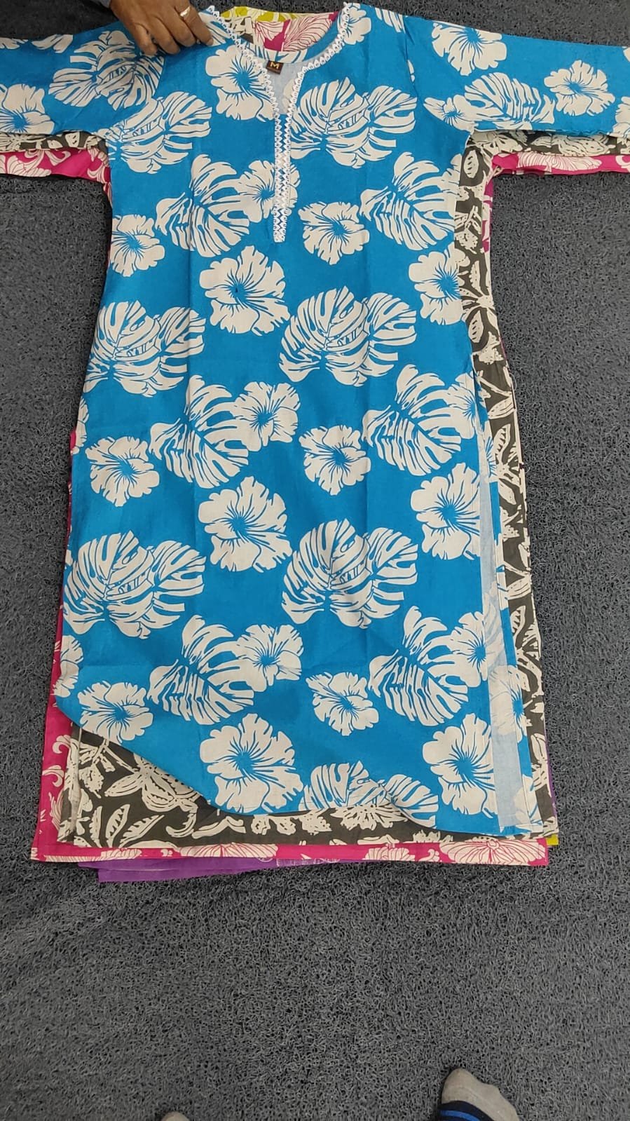 Cotton 2 piece cordset Long 45 Length