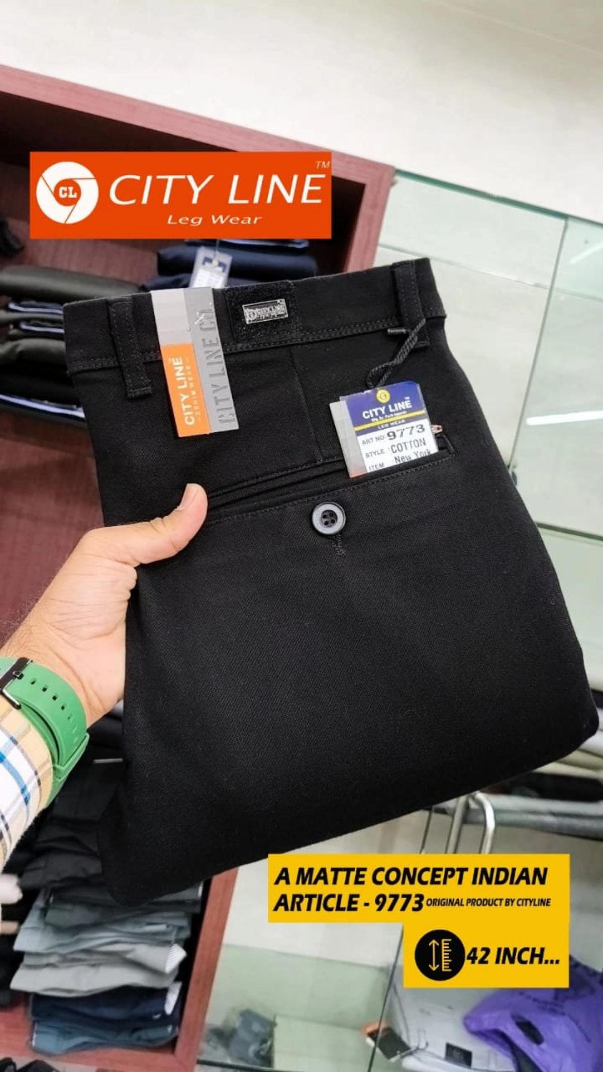 Men's Premium Formal Pants -9773