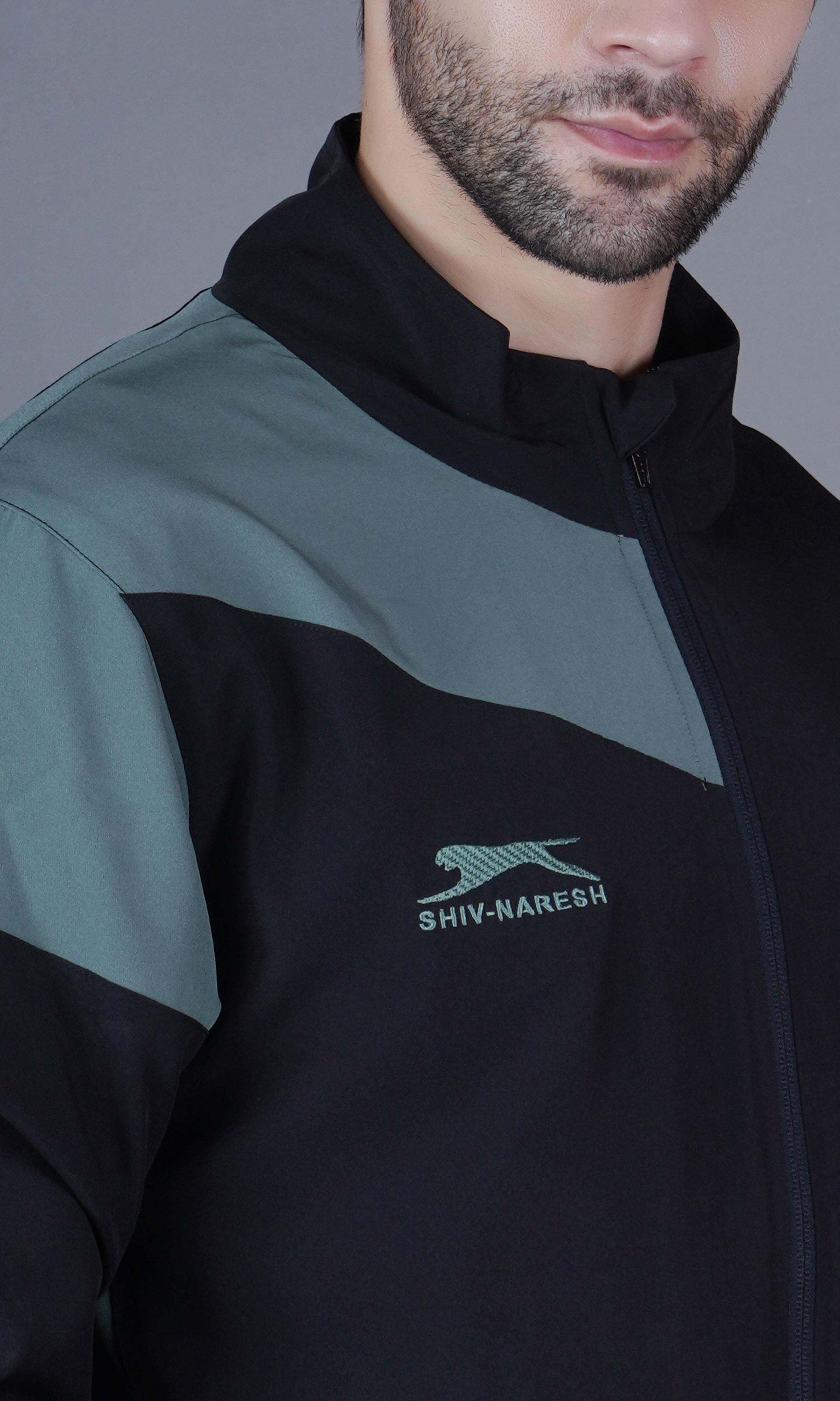 Men's Tracksuit  SNTSW108M-Black/Pista-L