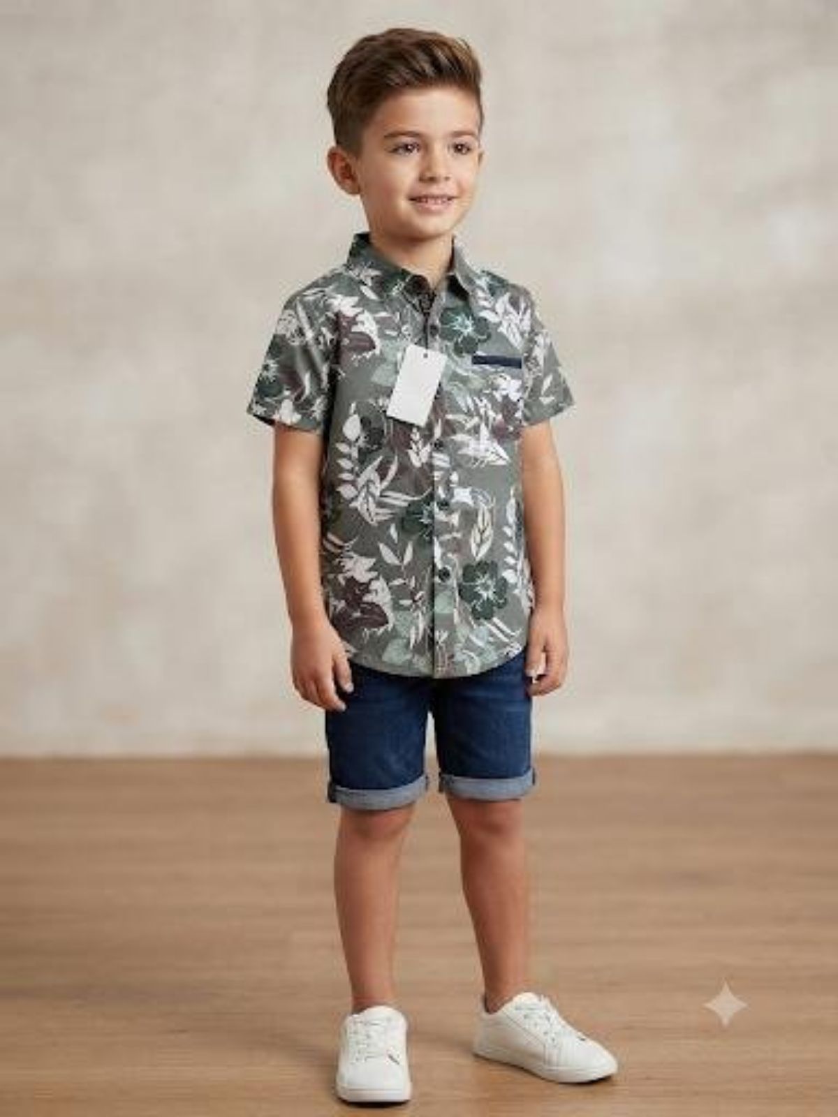SG Fashion Kids Boys Shirts Set