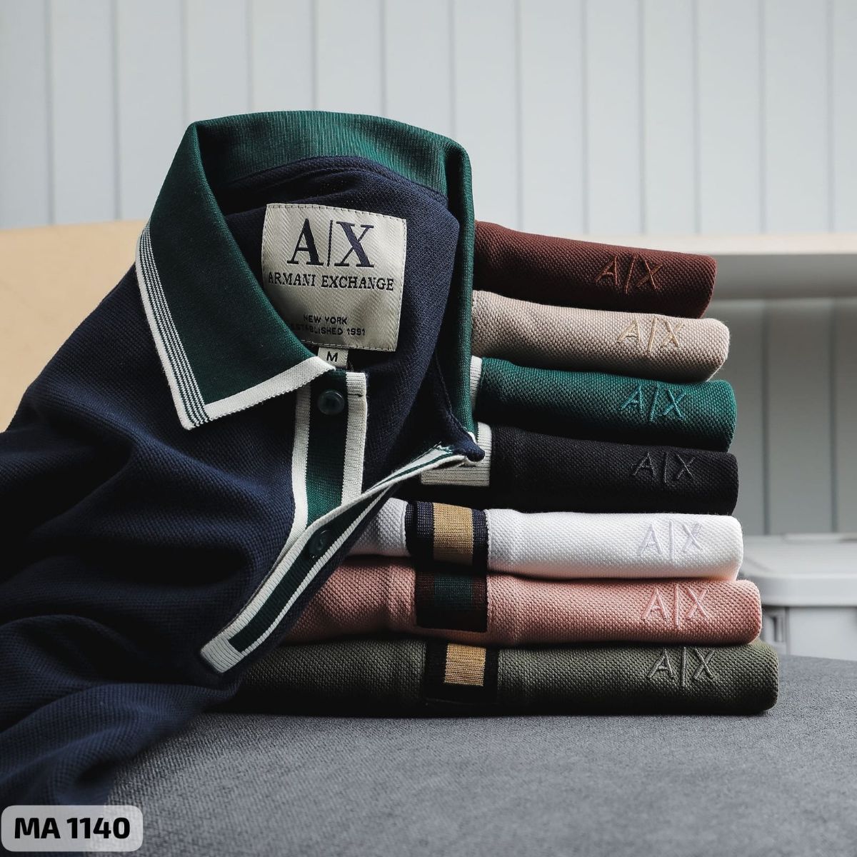 ARMANI EXCHANGE MENS PREMIUM QUALITY POLO