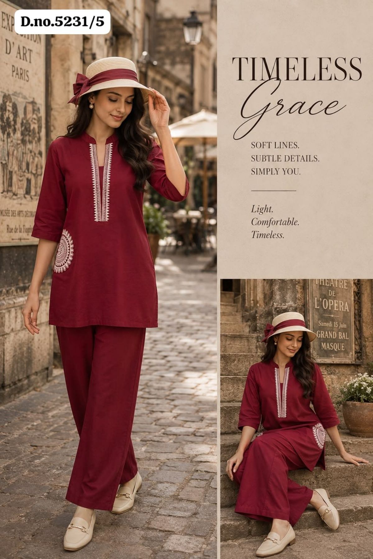 Women's Ethnic Wear Co-Ords Set-5231/5