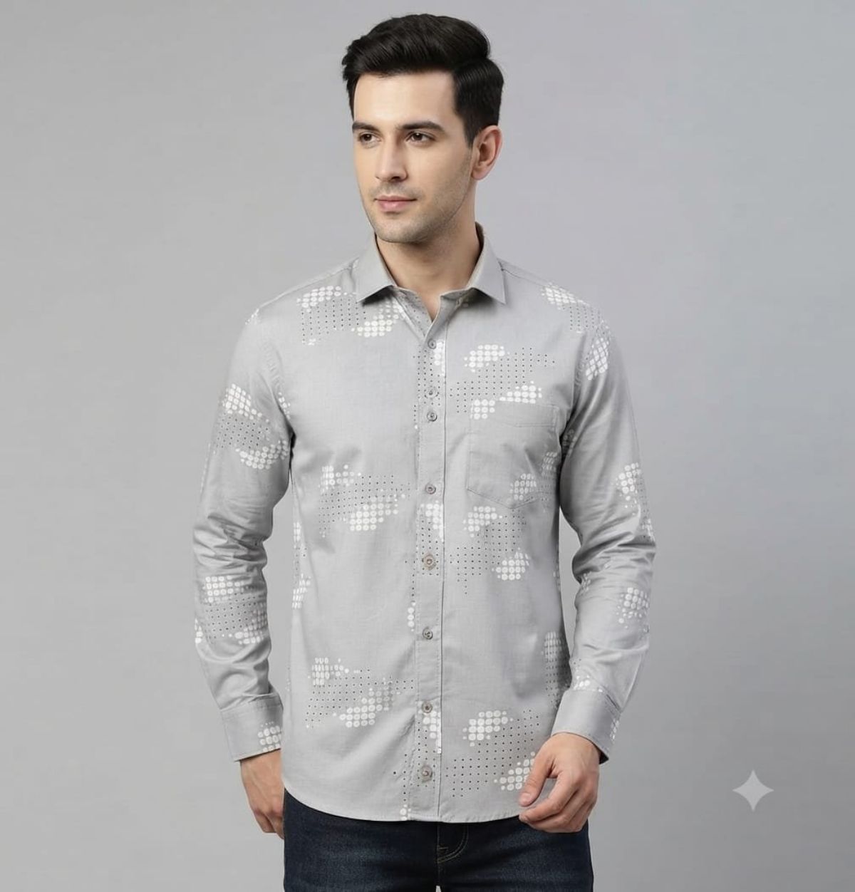 KRX Men's Cotton Poly Shirts Printed