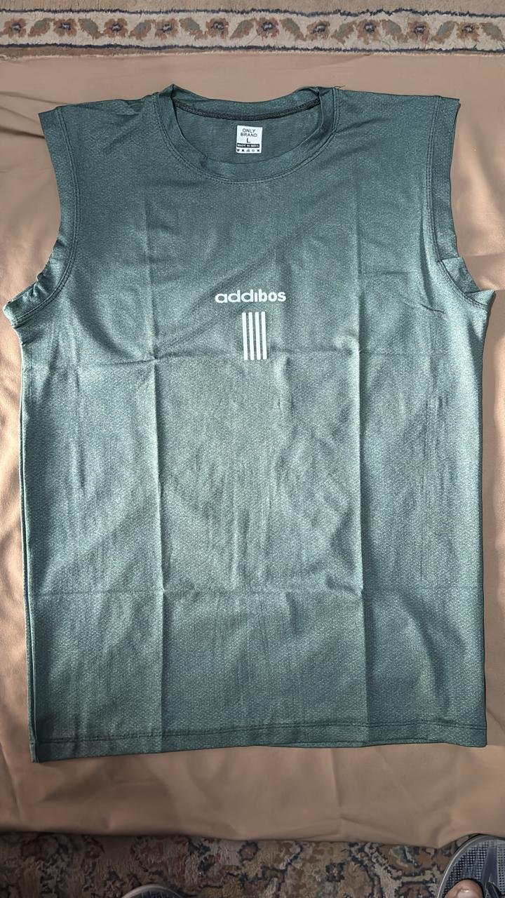 Men's Sleeveless Sando T-shirt Set