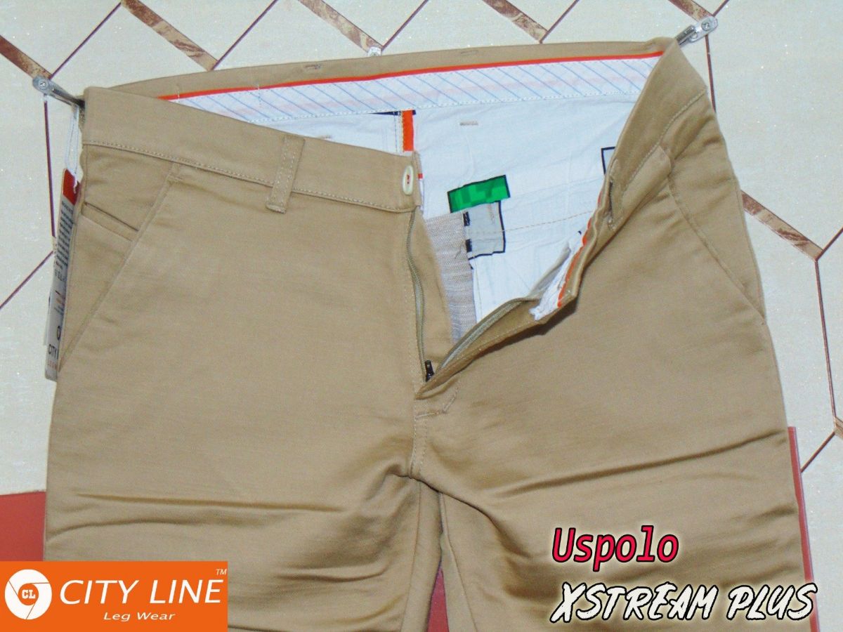 Men's cotton Knitted Post Beige Pant- 9073