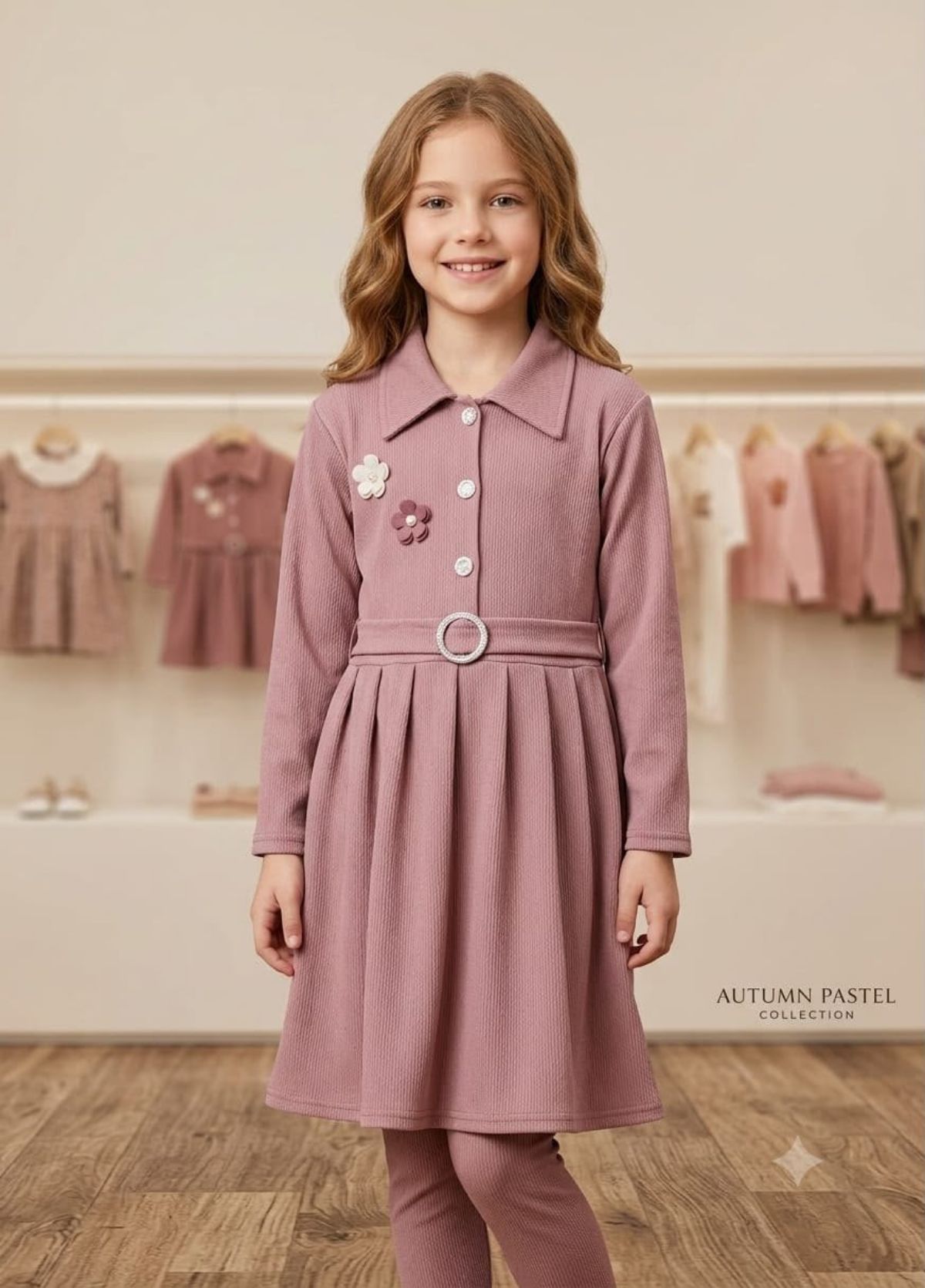 SG Fashion Kids girl top (Frock) bottom Set