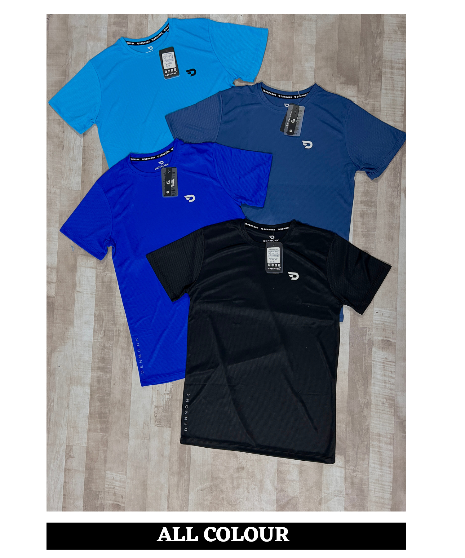 mported Reebok Knit Lycra T-Shirt (GSM 180)