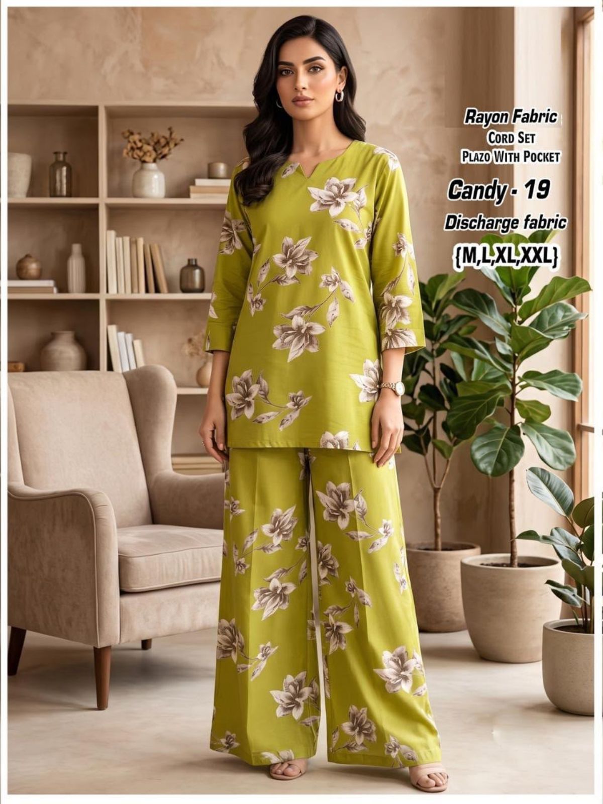 Women's Ethnic Wear Co-Ords Set- Candy-18