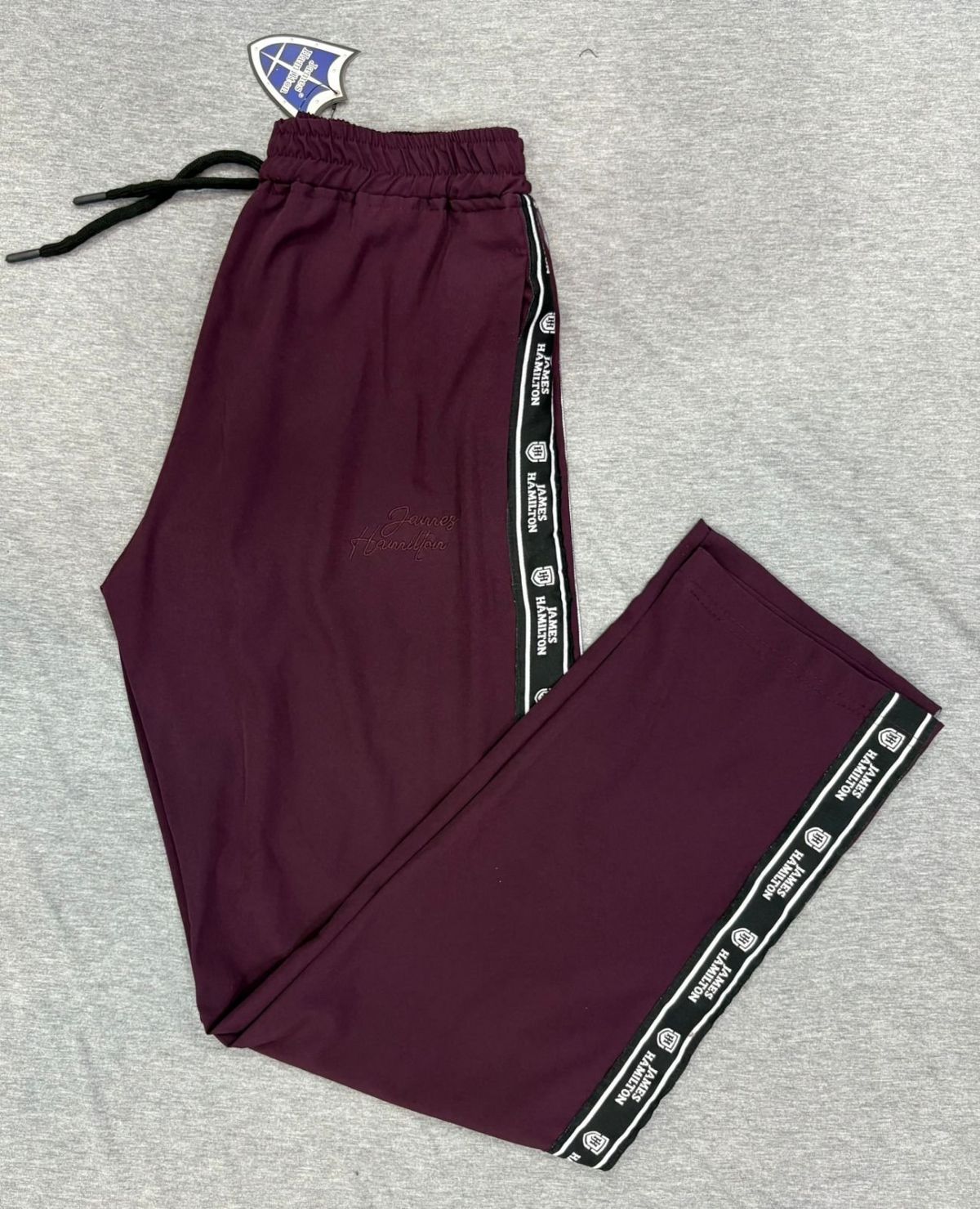 James Hamilton Men's NS Lycra Lower-Wine