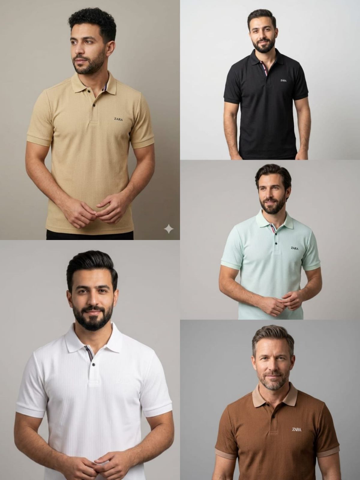Polo Collared Neck T-shirts For Men's
