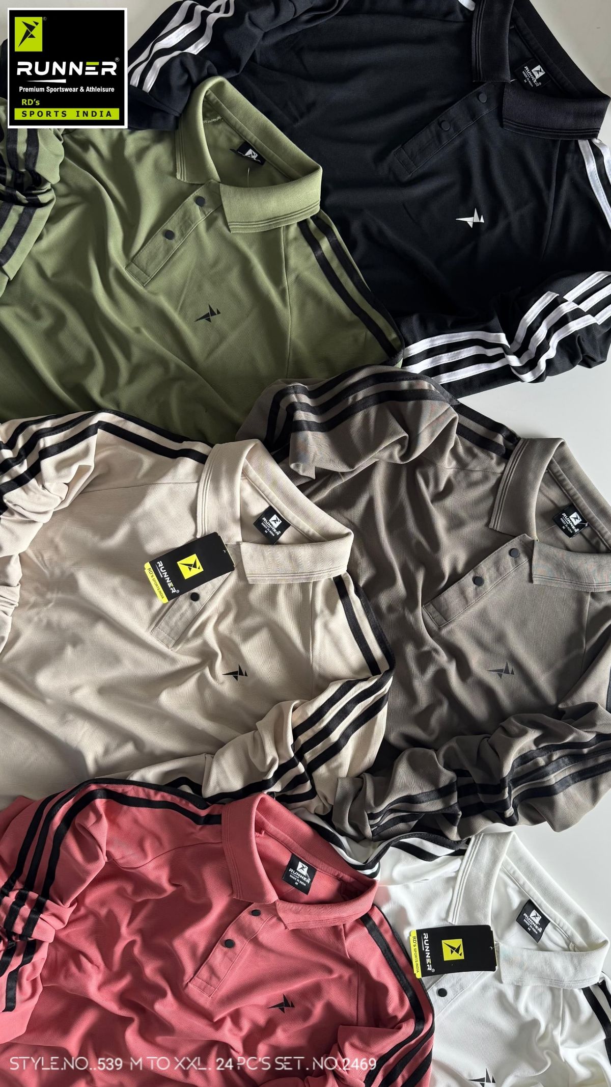 Men's Polo T-shirts Set D No- 539