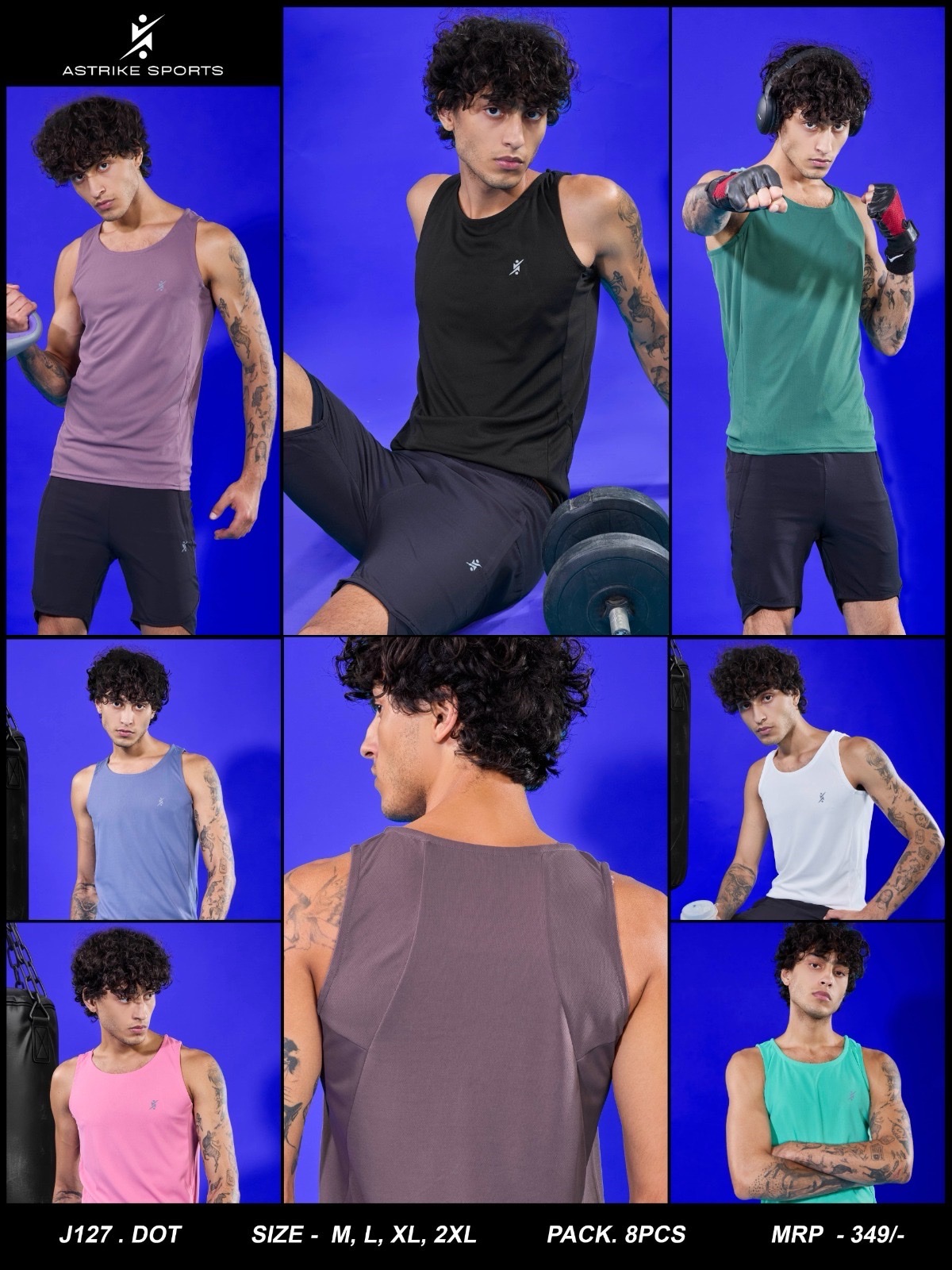 Men's  Crew Neck Innerwear - J-127