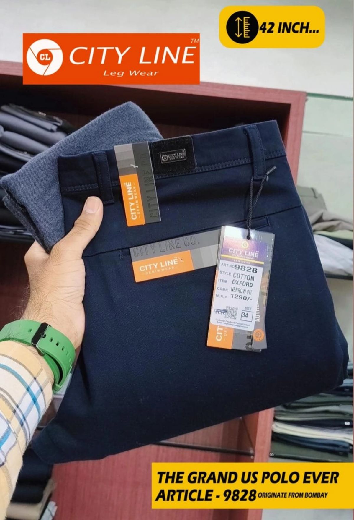 Men's Premium Formal Pants -9828