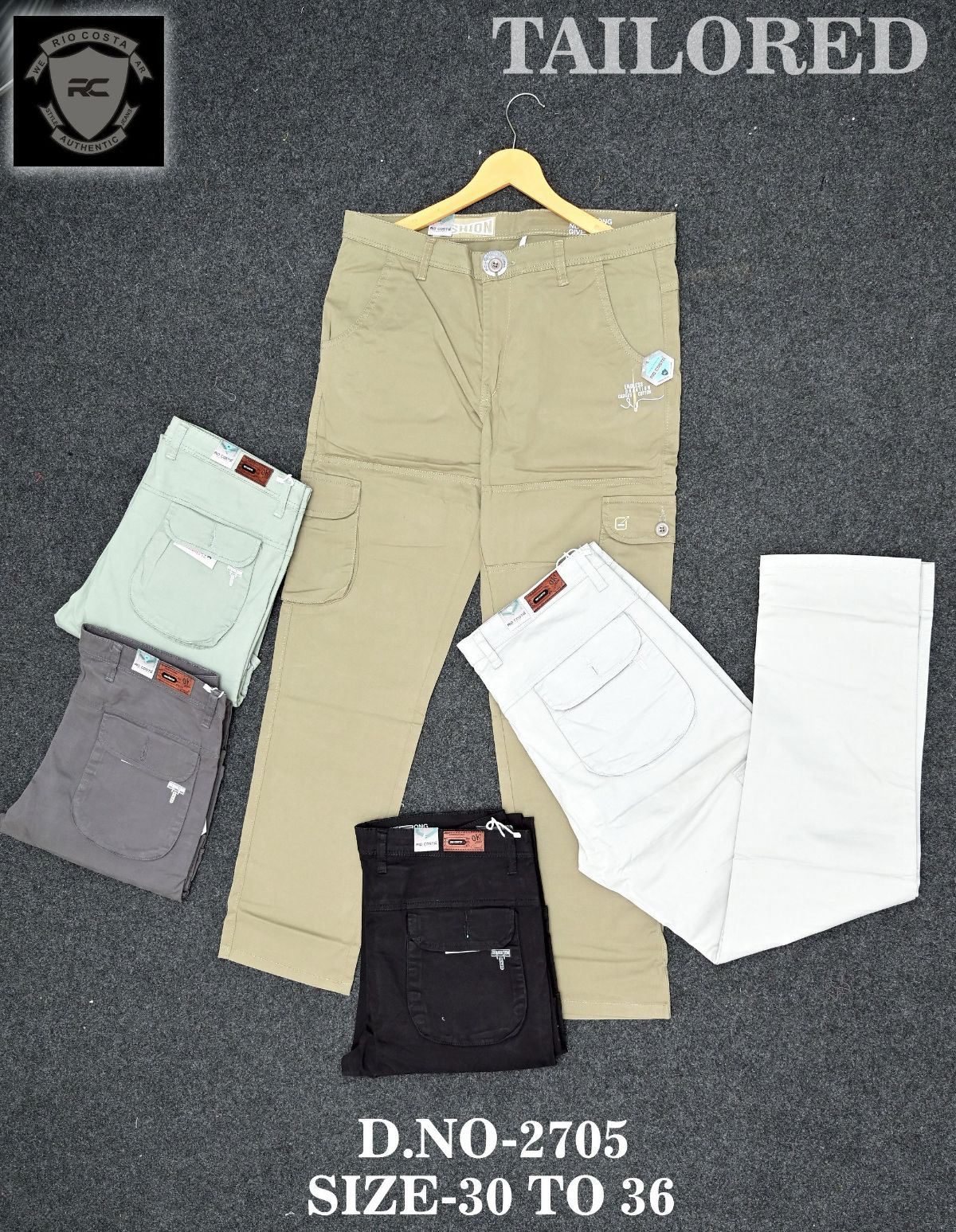 Rio Costa Men's Cargo Pants- 2705