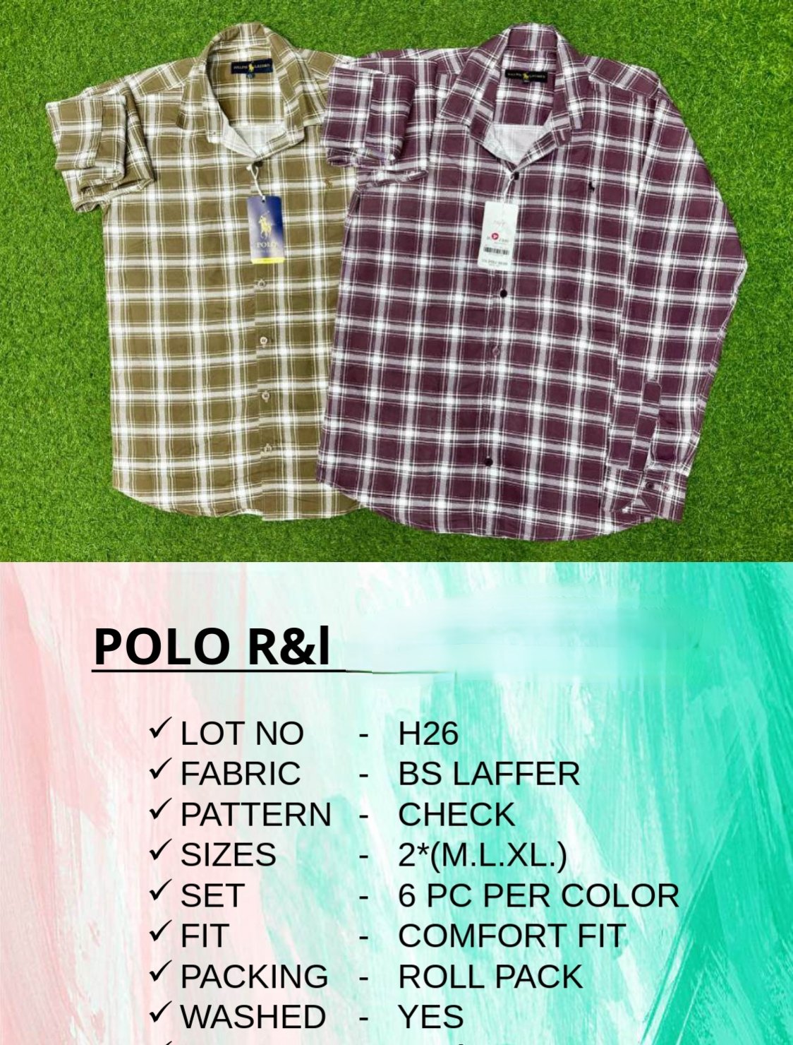 Men's Shirts- POLO R&I