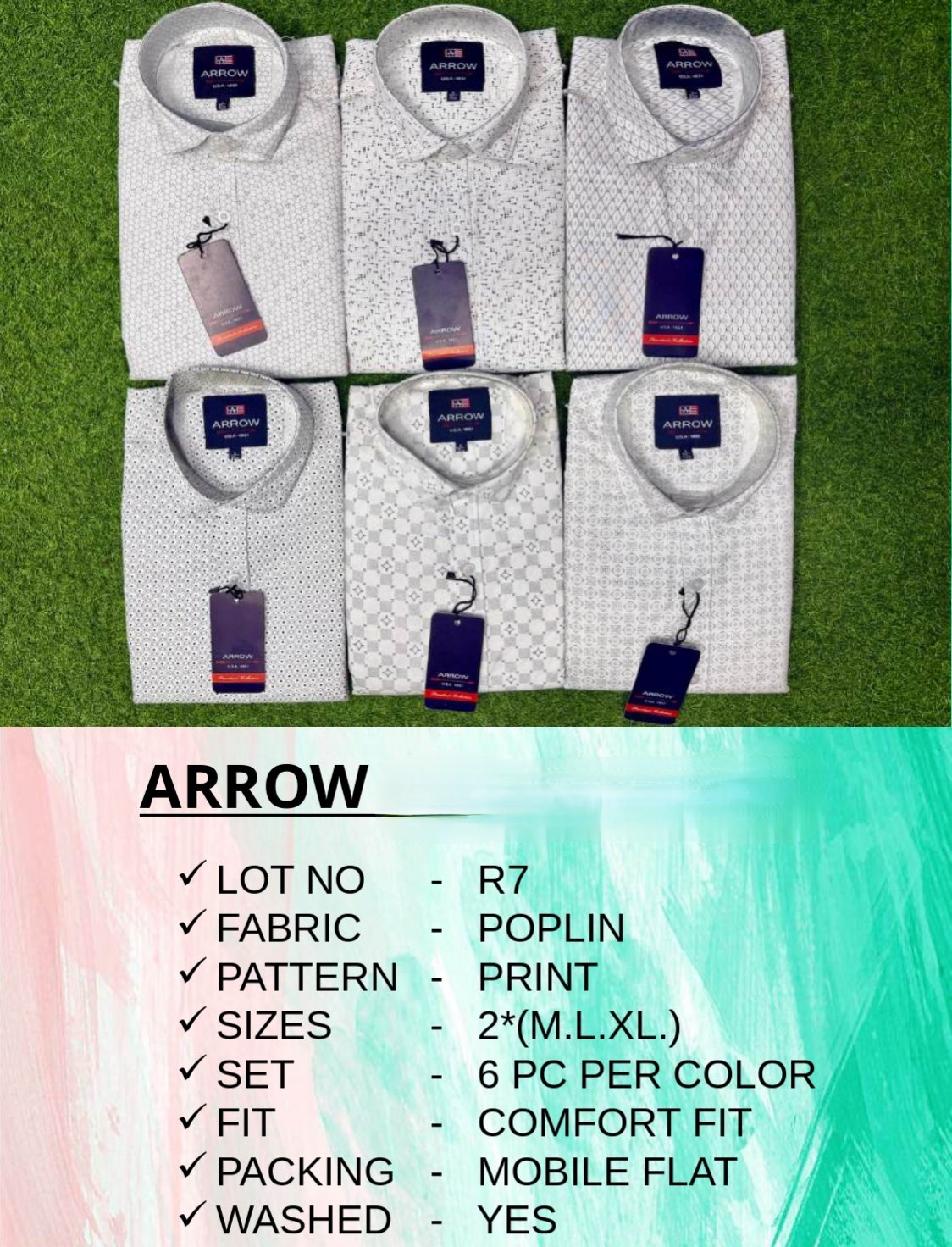 Men's Shirts- ARROW