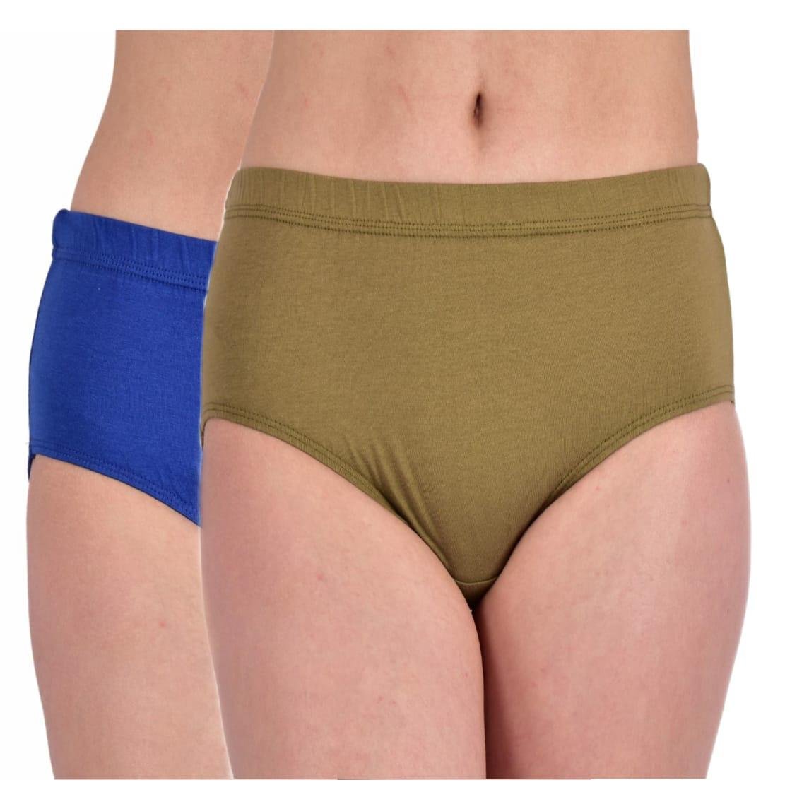 Teusy Woman Mid-Waits Cotton Panty Set