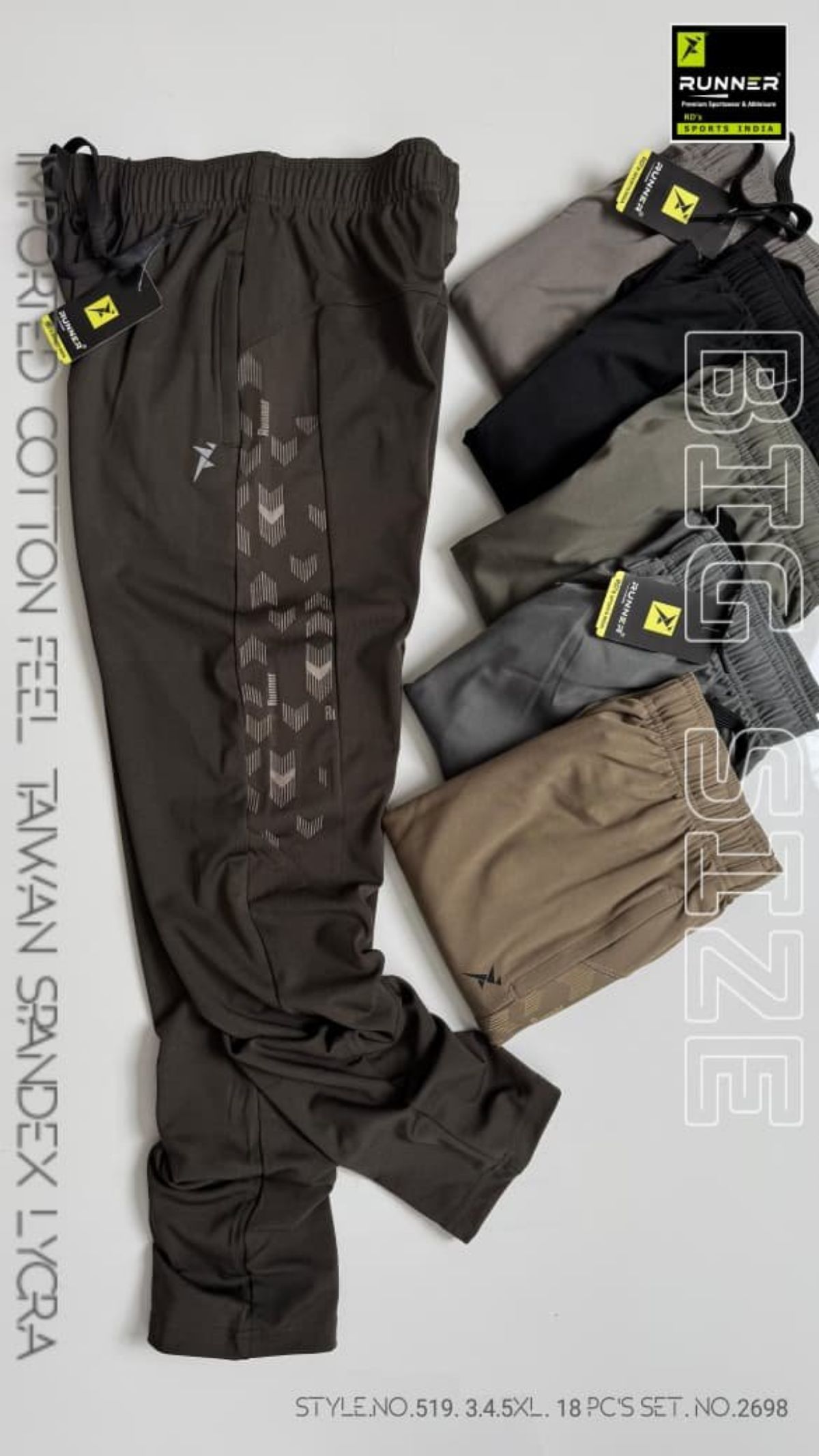 RUNNER Men's Trackpants D No- 519