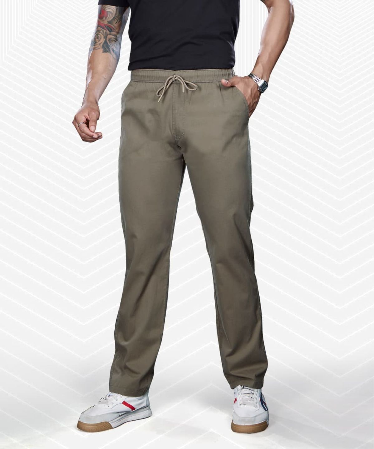 Pro-Noun Men's Lounge Wear Cotton Trackpant- D No- Cotonix-9-610-Organic