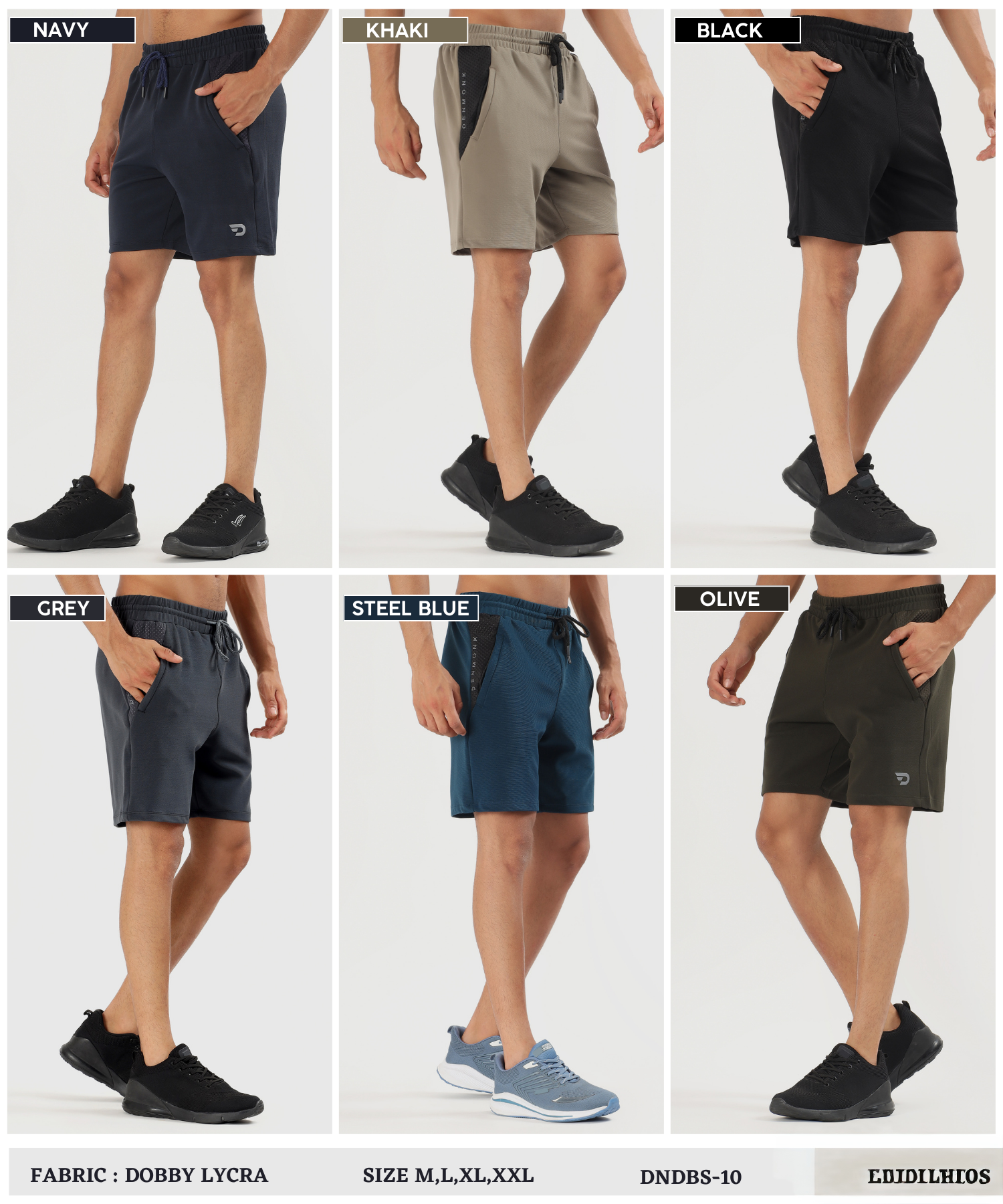 Training Shorts - Imported Dobby Lycra (GSM 250)