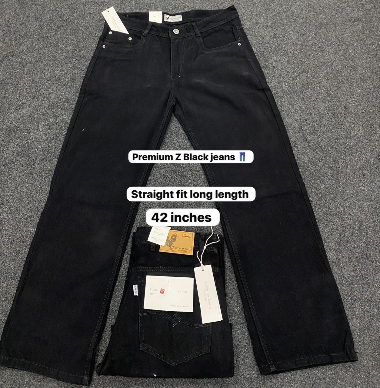 Men's Neon Lycra  Z Black Jeans