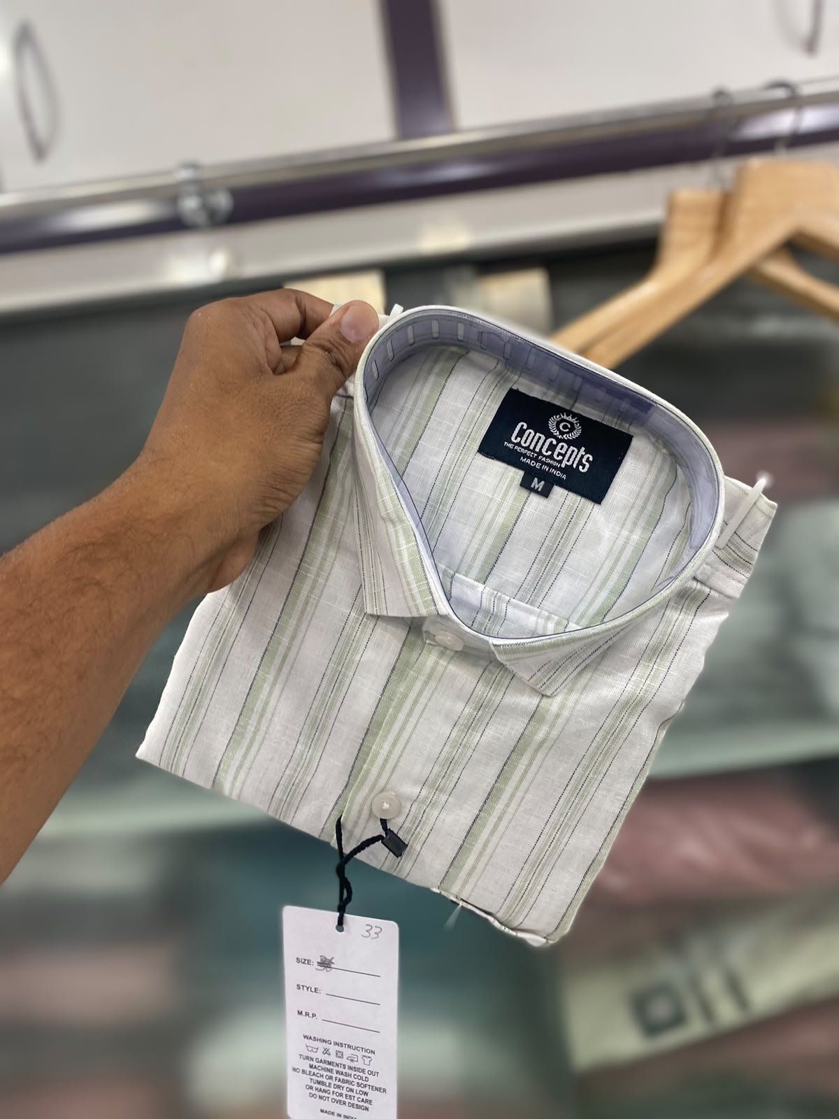 Concepts Men's Shirts Cotton Linen
