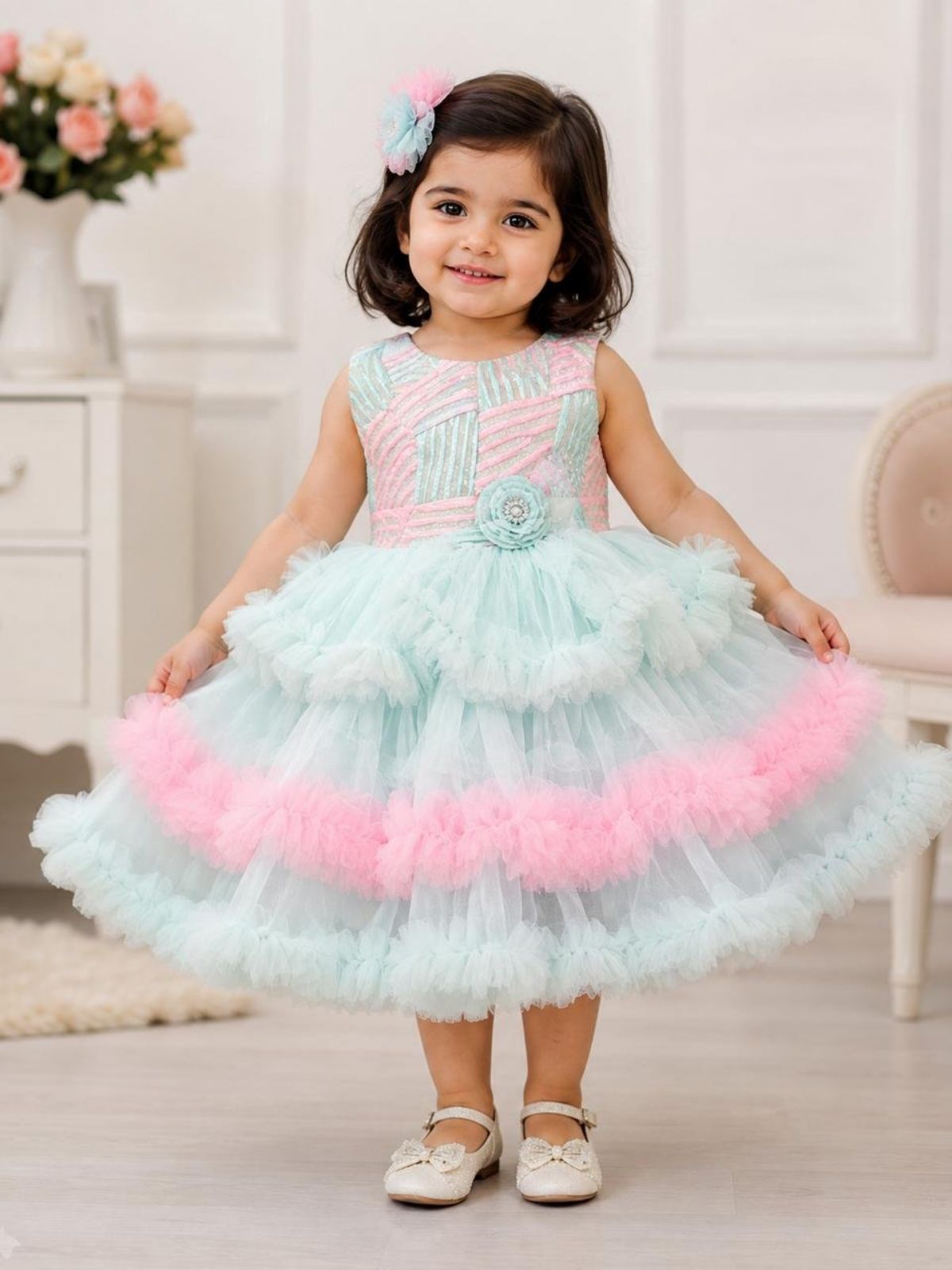 SG Fashion Kids Girls Frock