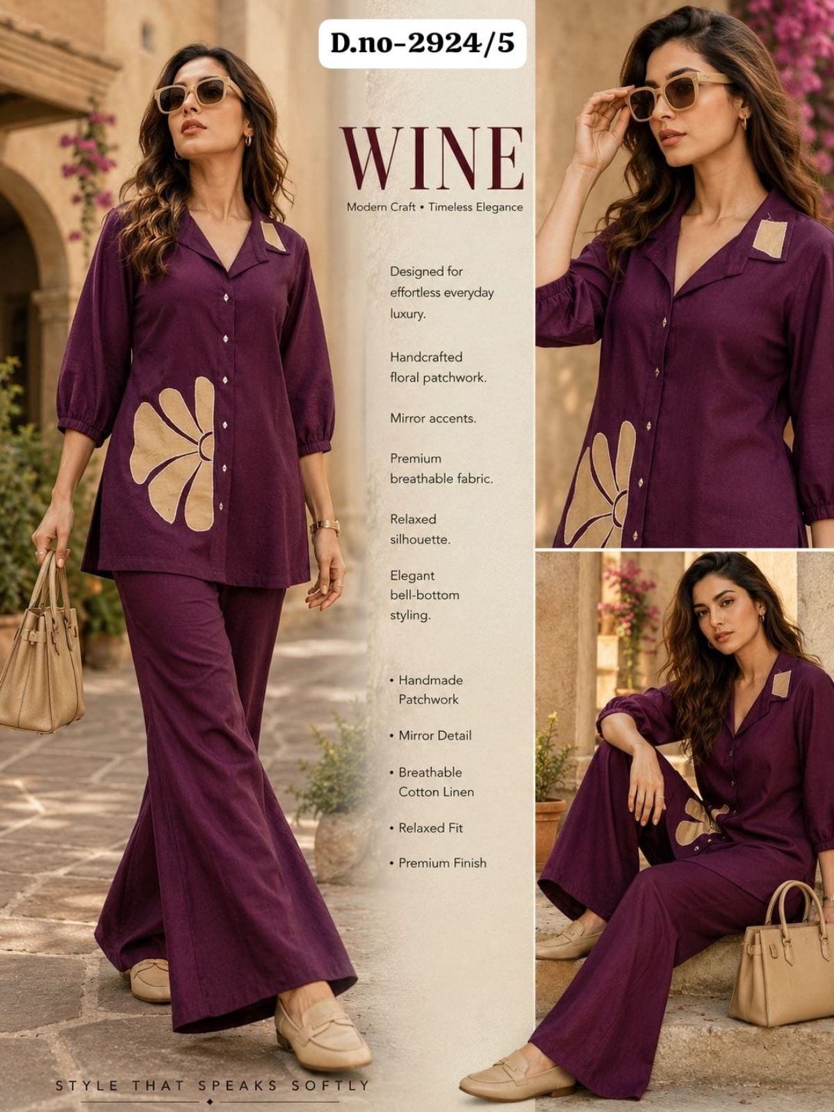 Women's Ethnic Wear Co-Ords Set-2924/5