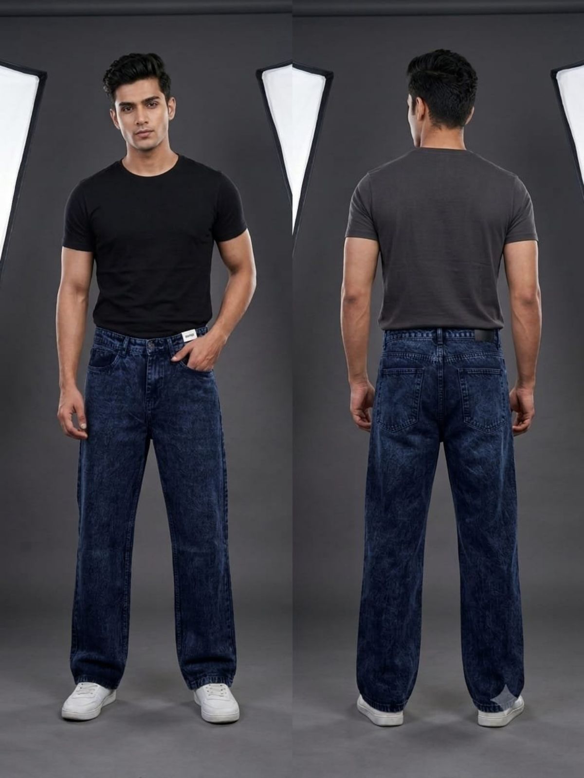 KRX Men's Denim Jeans  Non Lycra